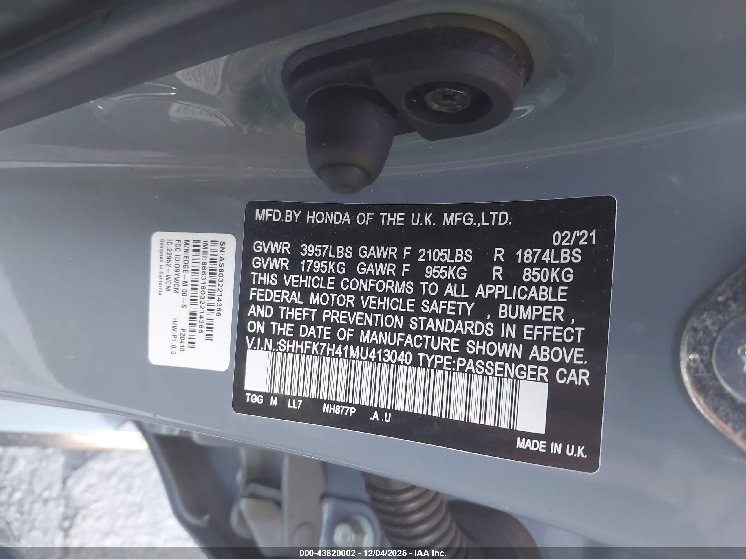 HONDA CIVIC image 9