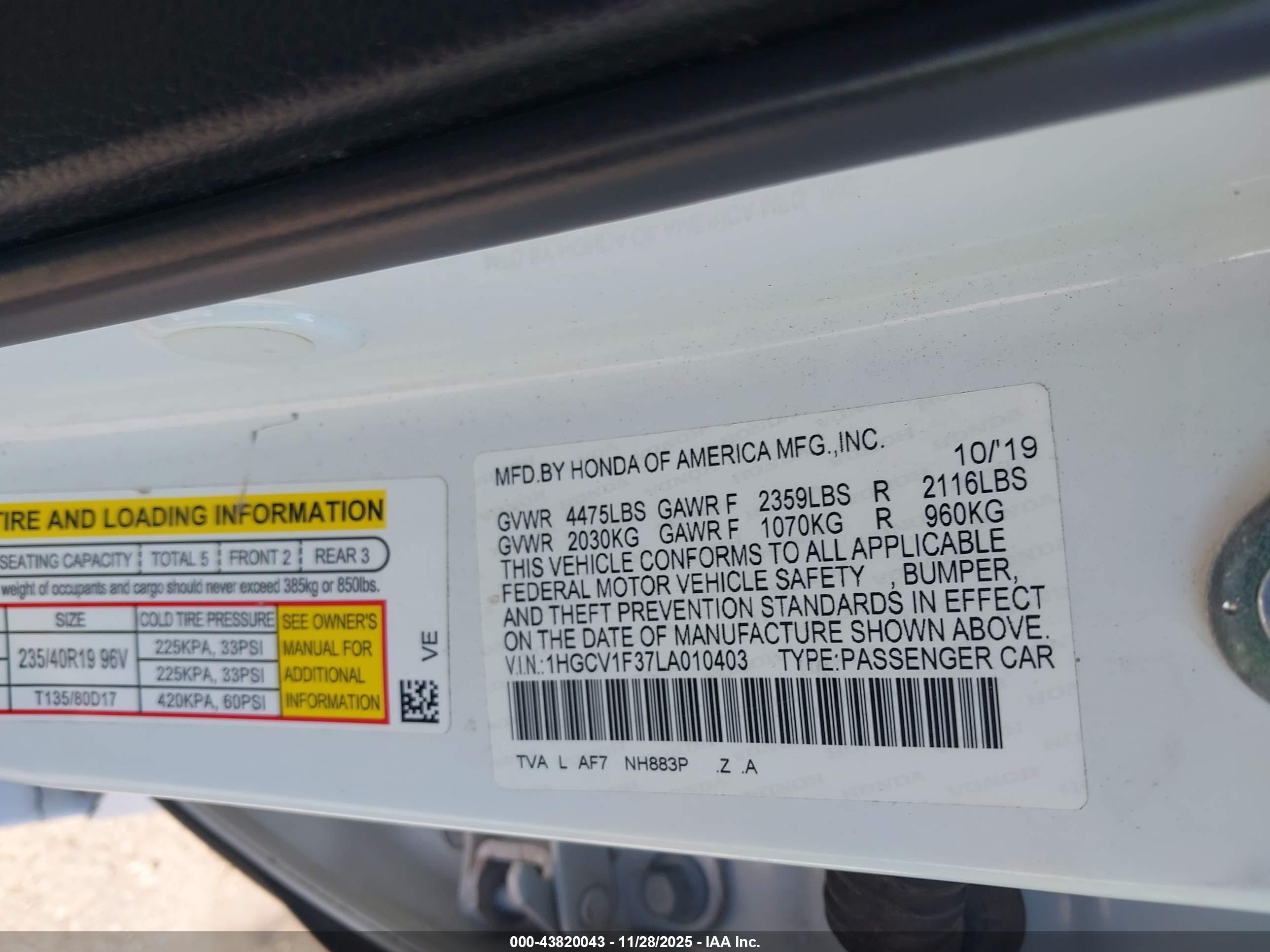 HONDA ACCORD image 9