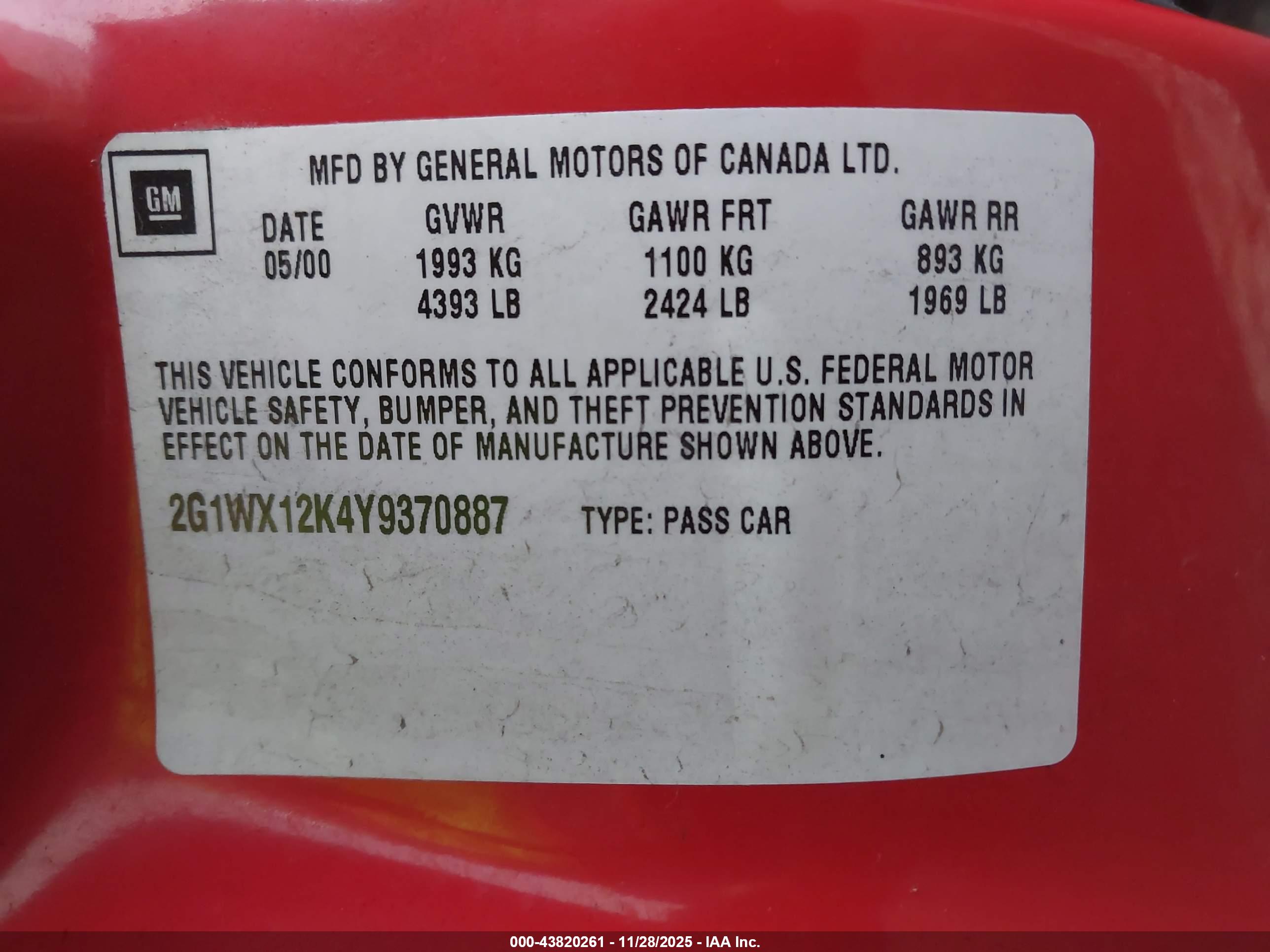 CHEVROLET MONTE image 9