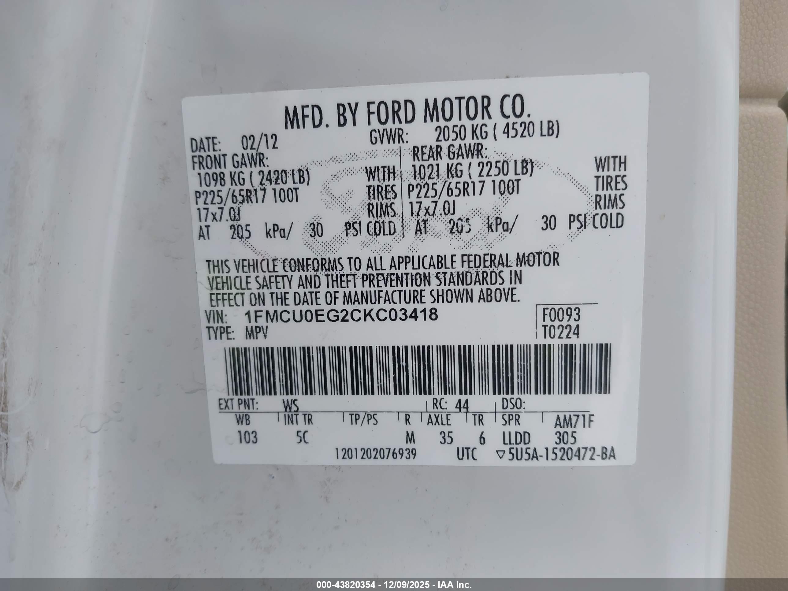 FORD ESCAPE image 9
