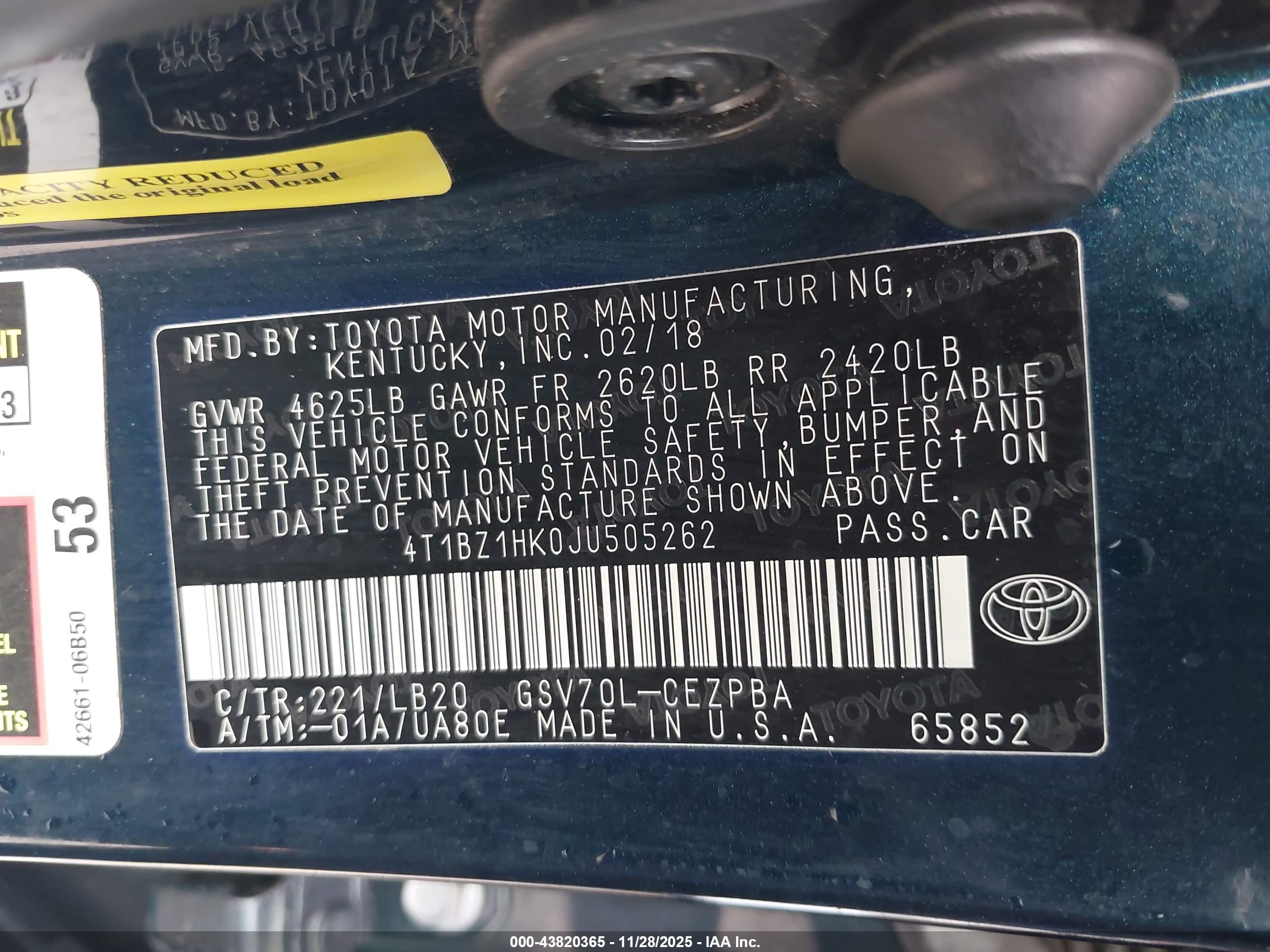 TOYOTA CAMRY image 9