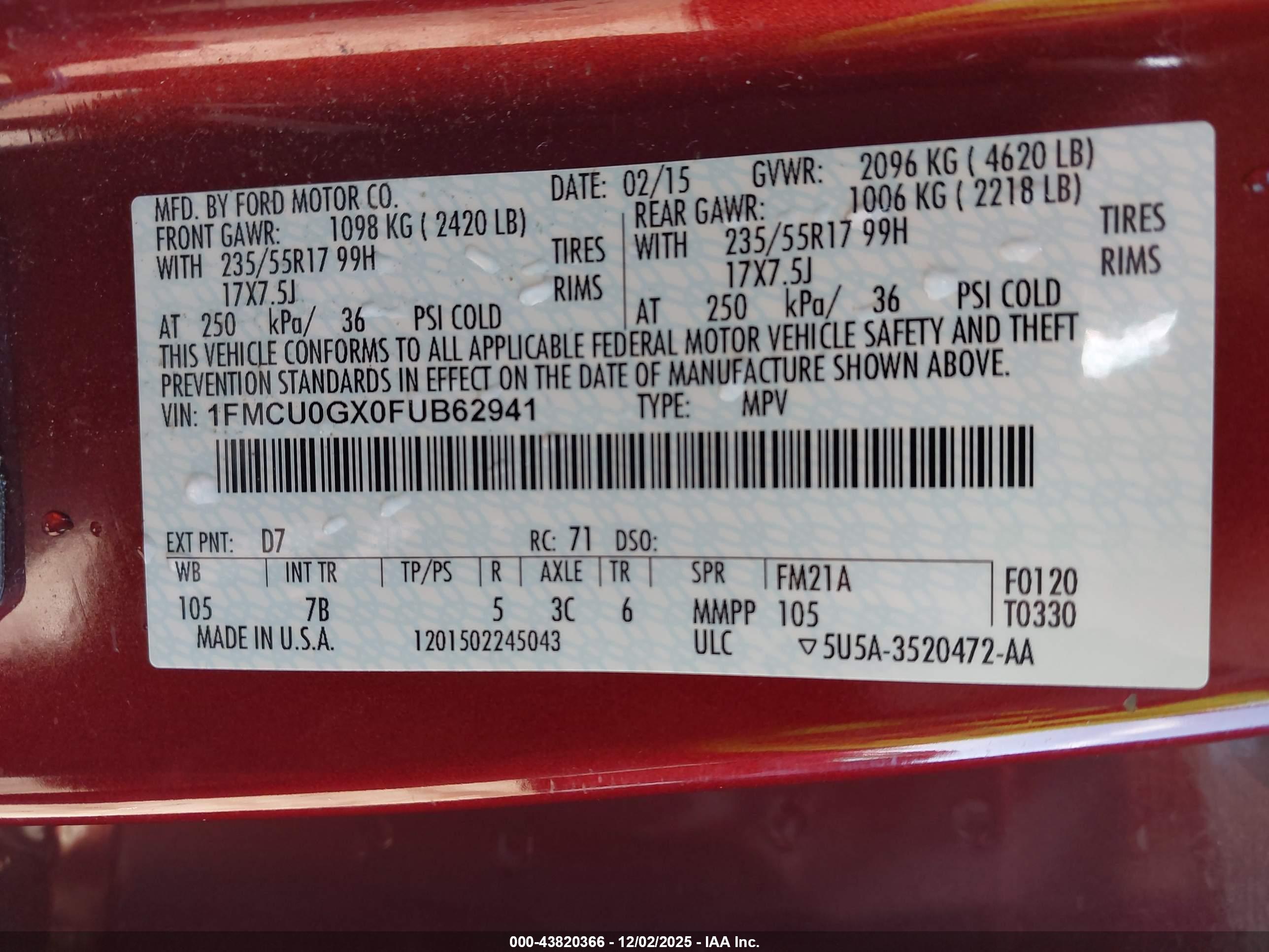 FORD ESCAPE image 9