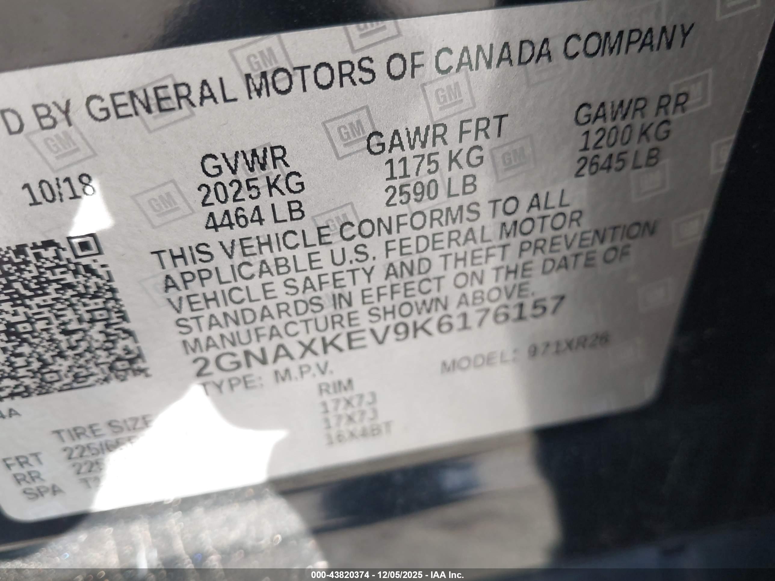 CHEVROLET EQUINOX image 9