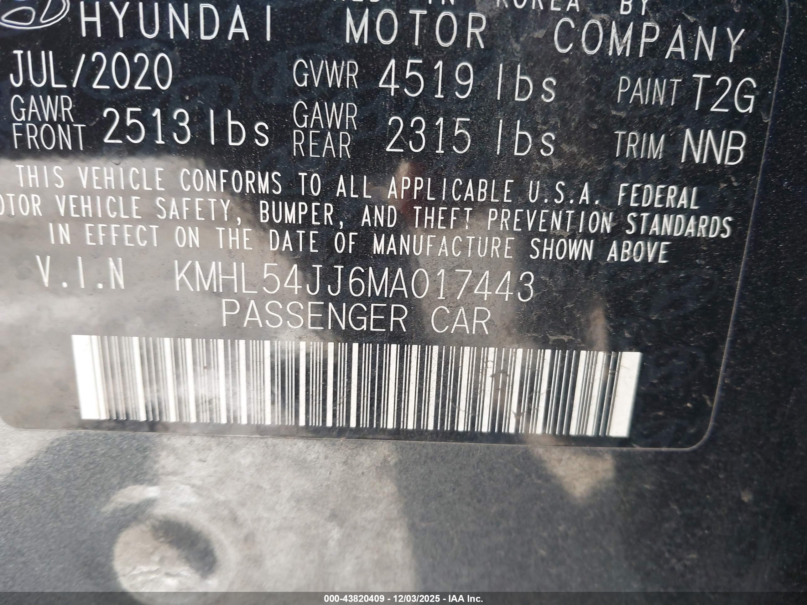 HYUNDAI SONATA image 9
