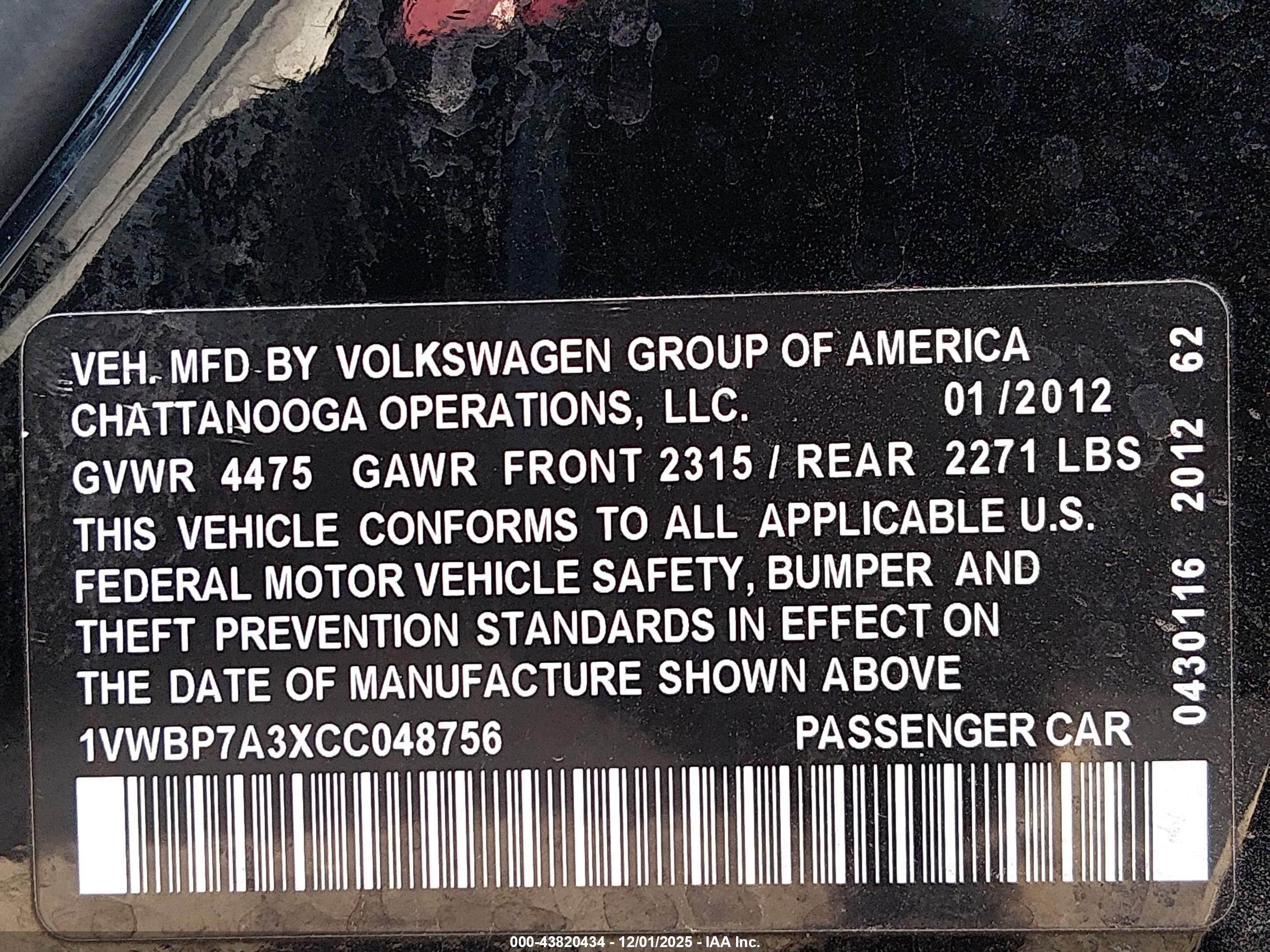 VOLKSWAGEN PASSAT image 9