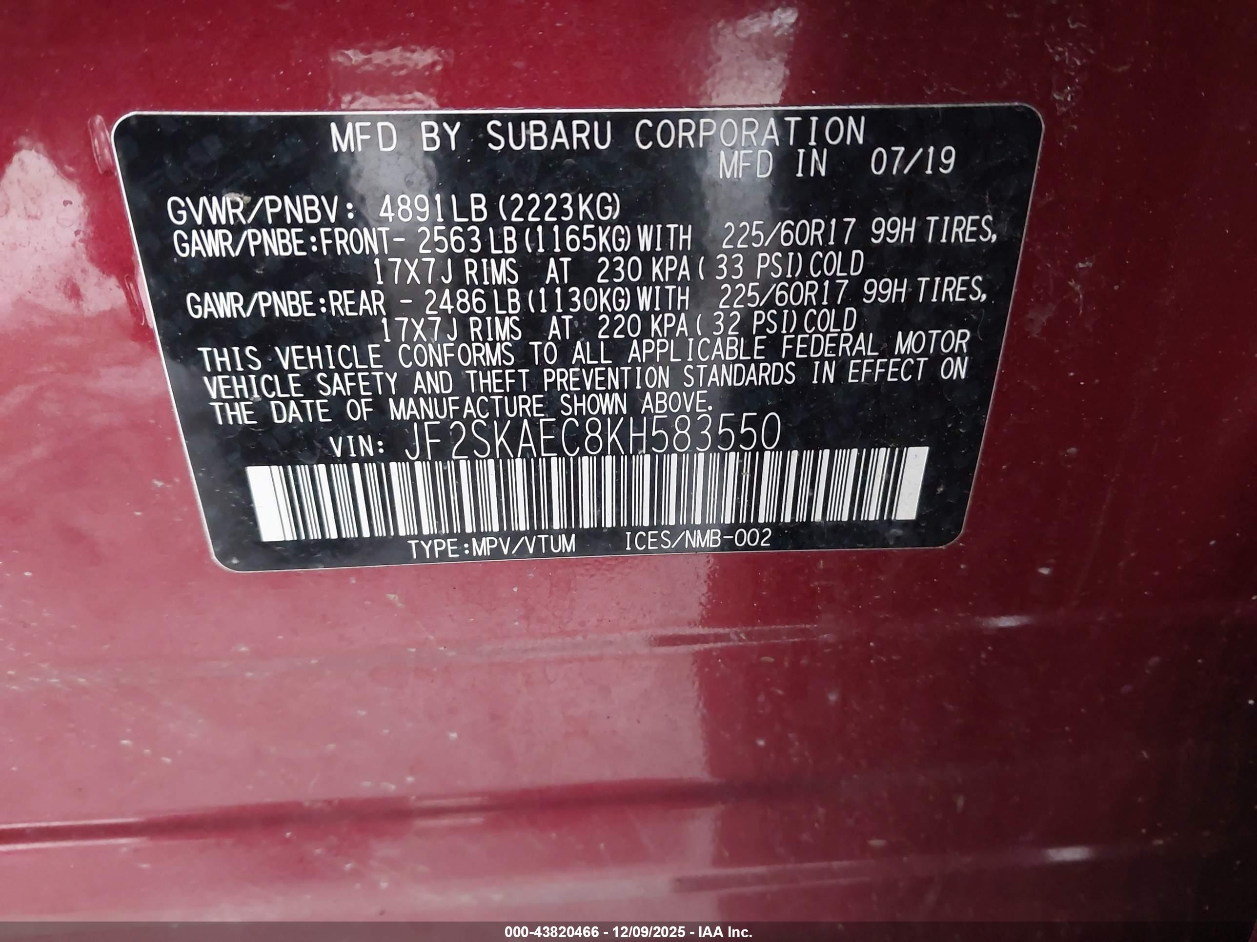 SUBARU FORESTER image 9