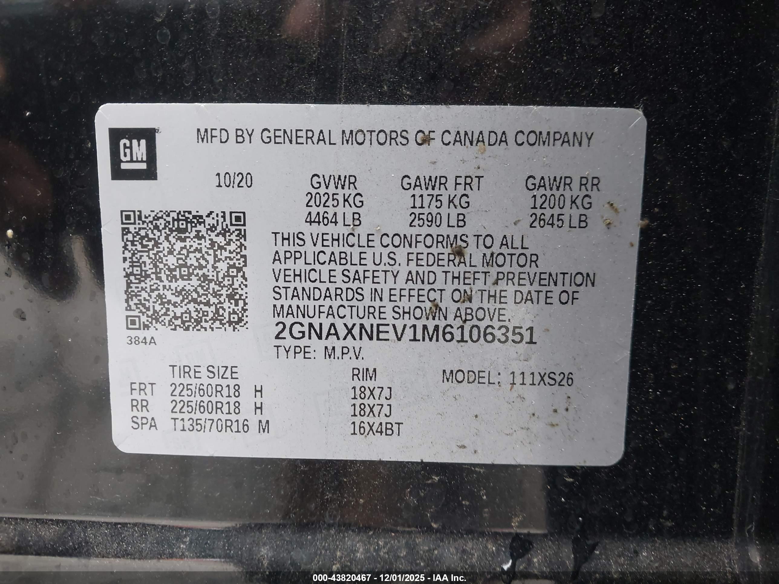 CHEVROLET EQUINOX image 9