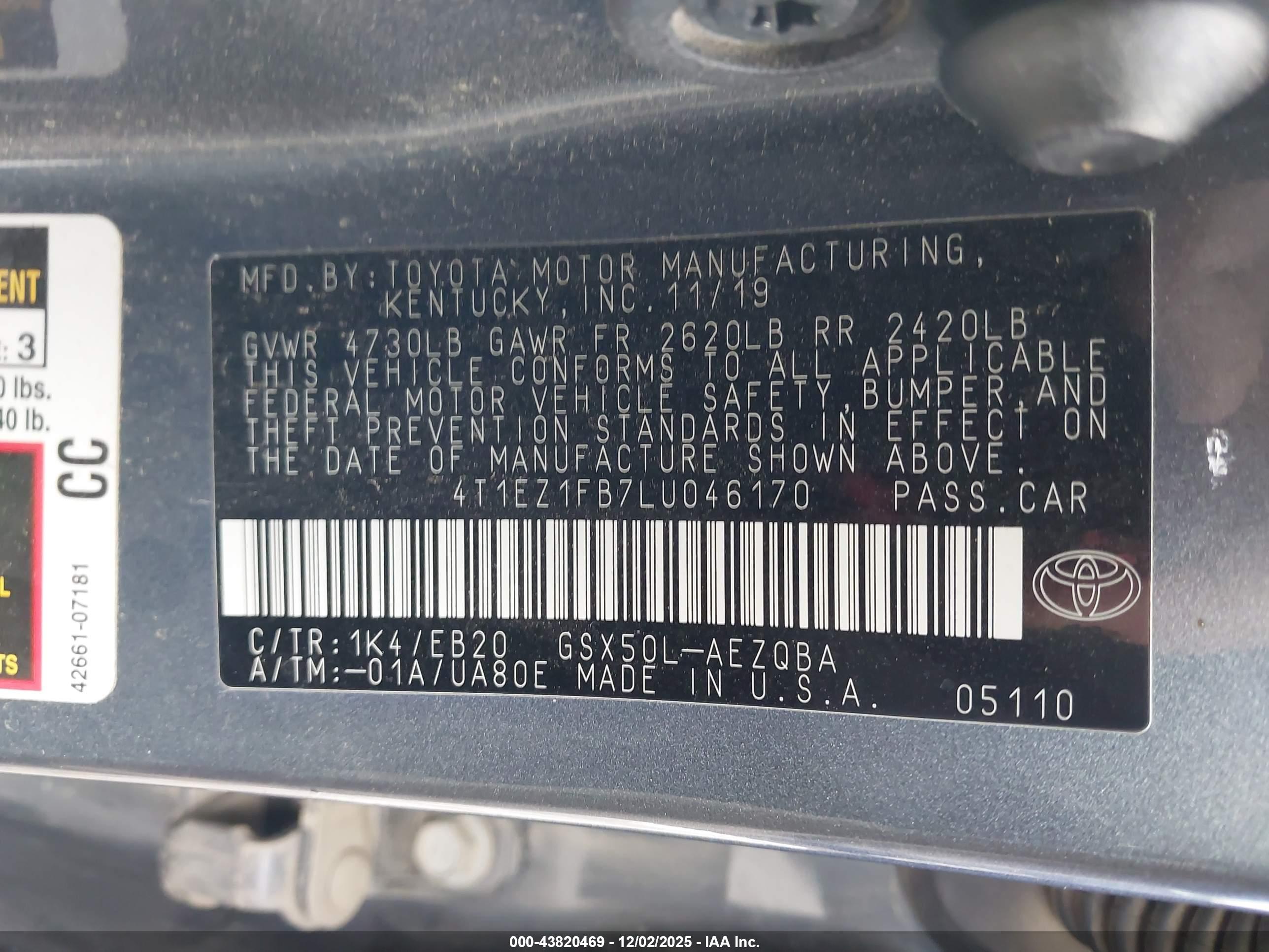 TOYOTA AVALON image 9