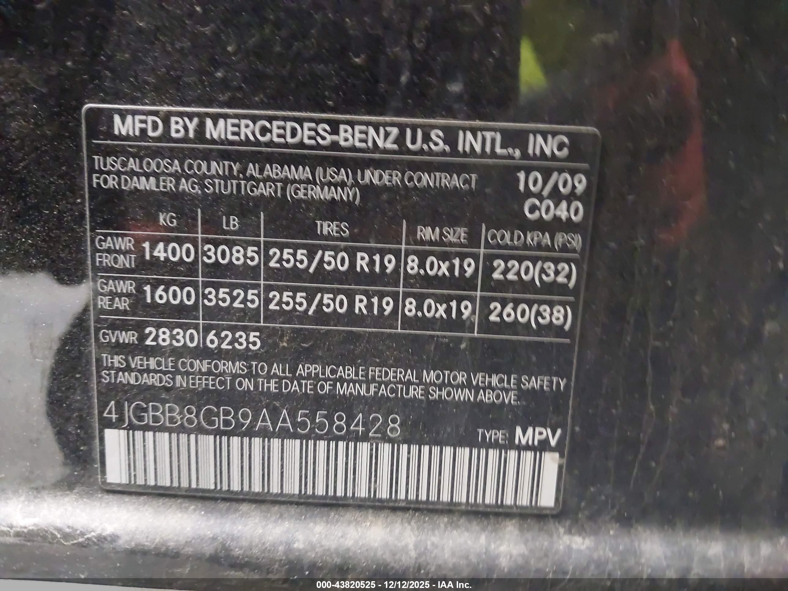 MERCEDES-BENZ ML image 9
