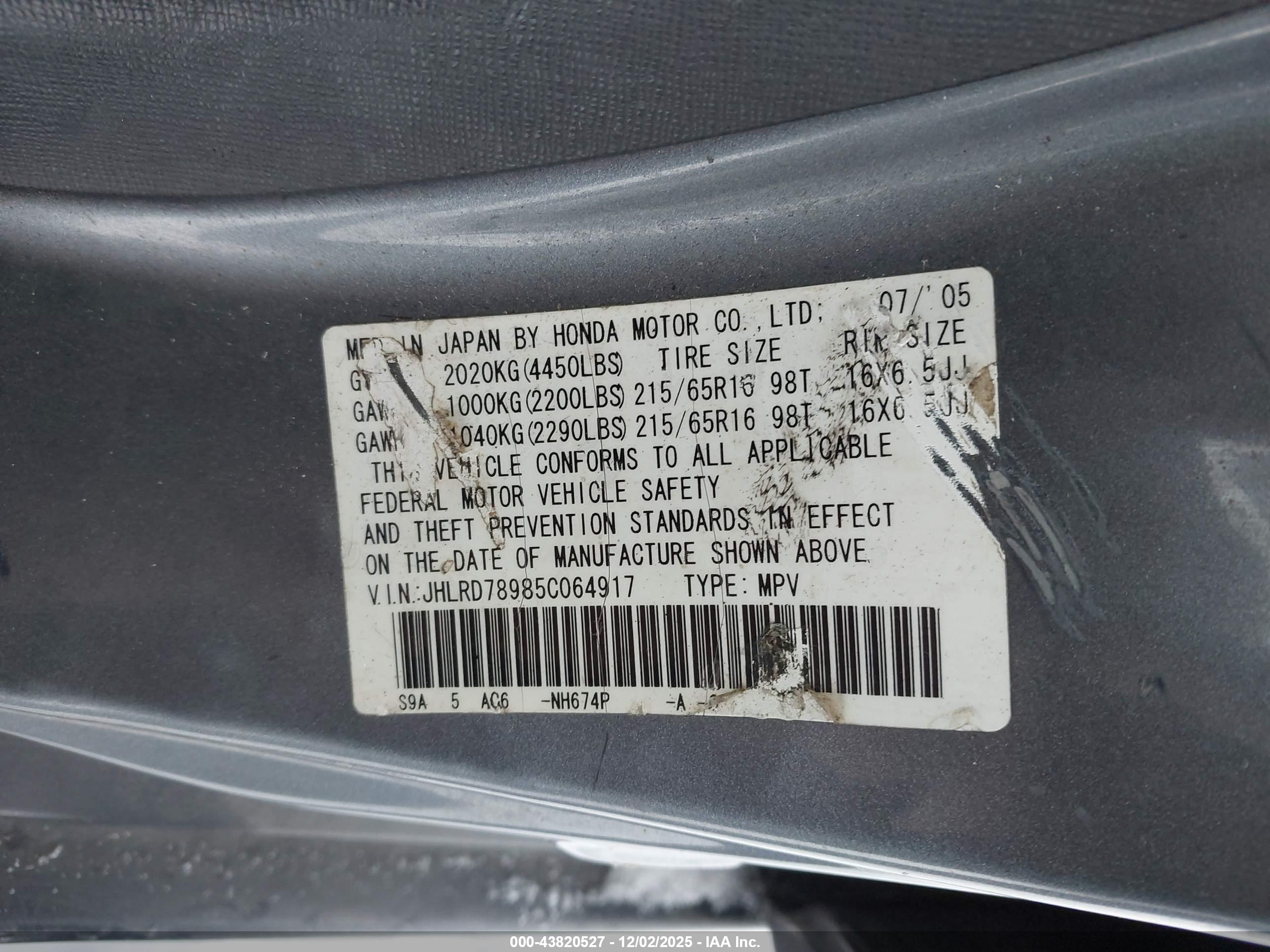 HONDA CR-V image 9