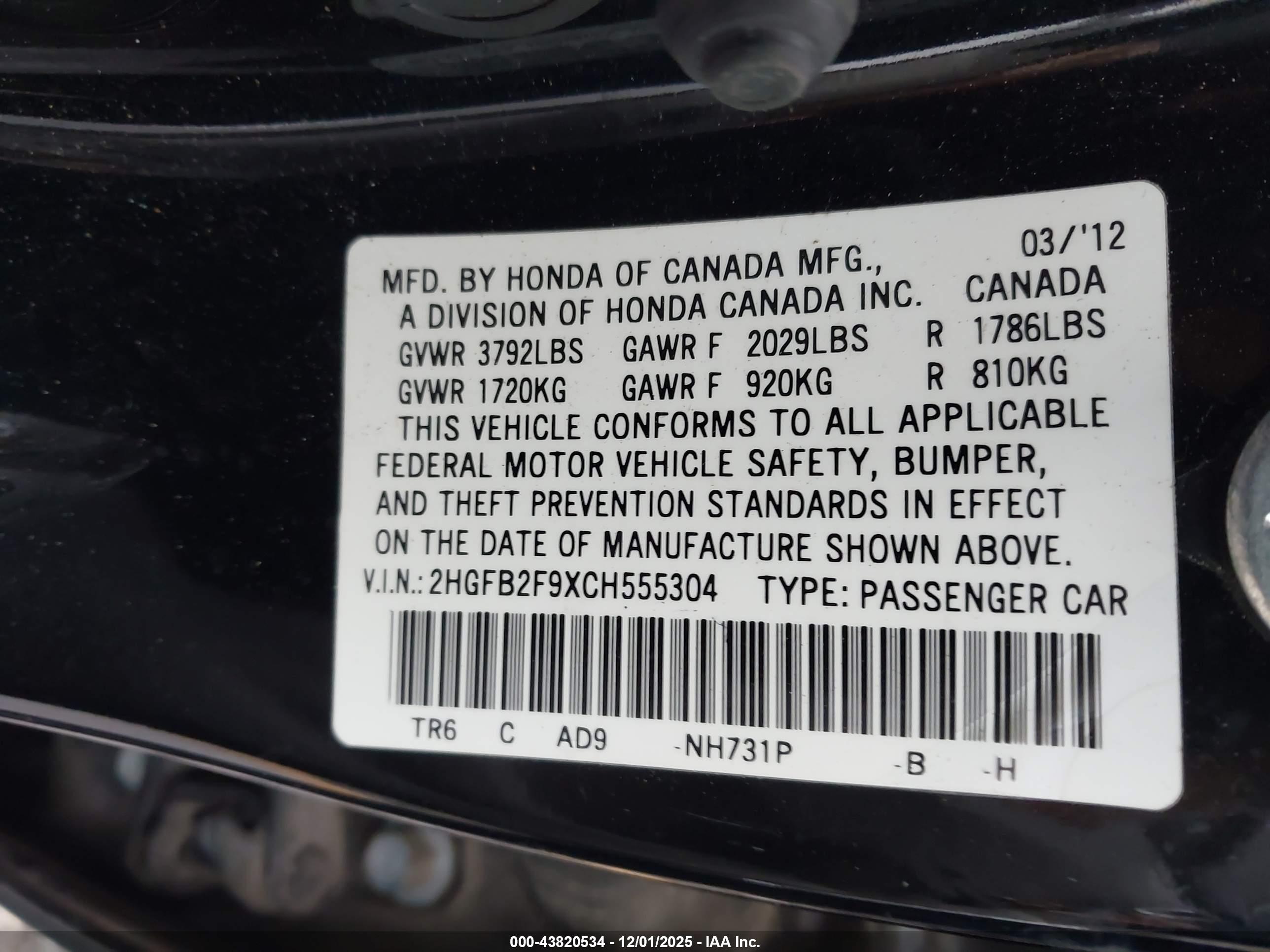 HONDA CIVIC image 9
