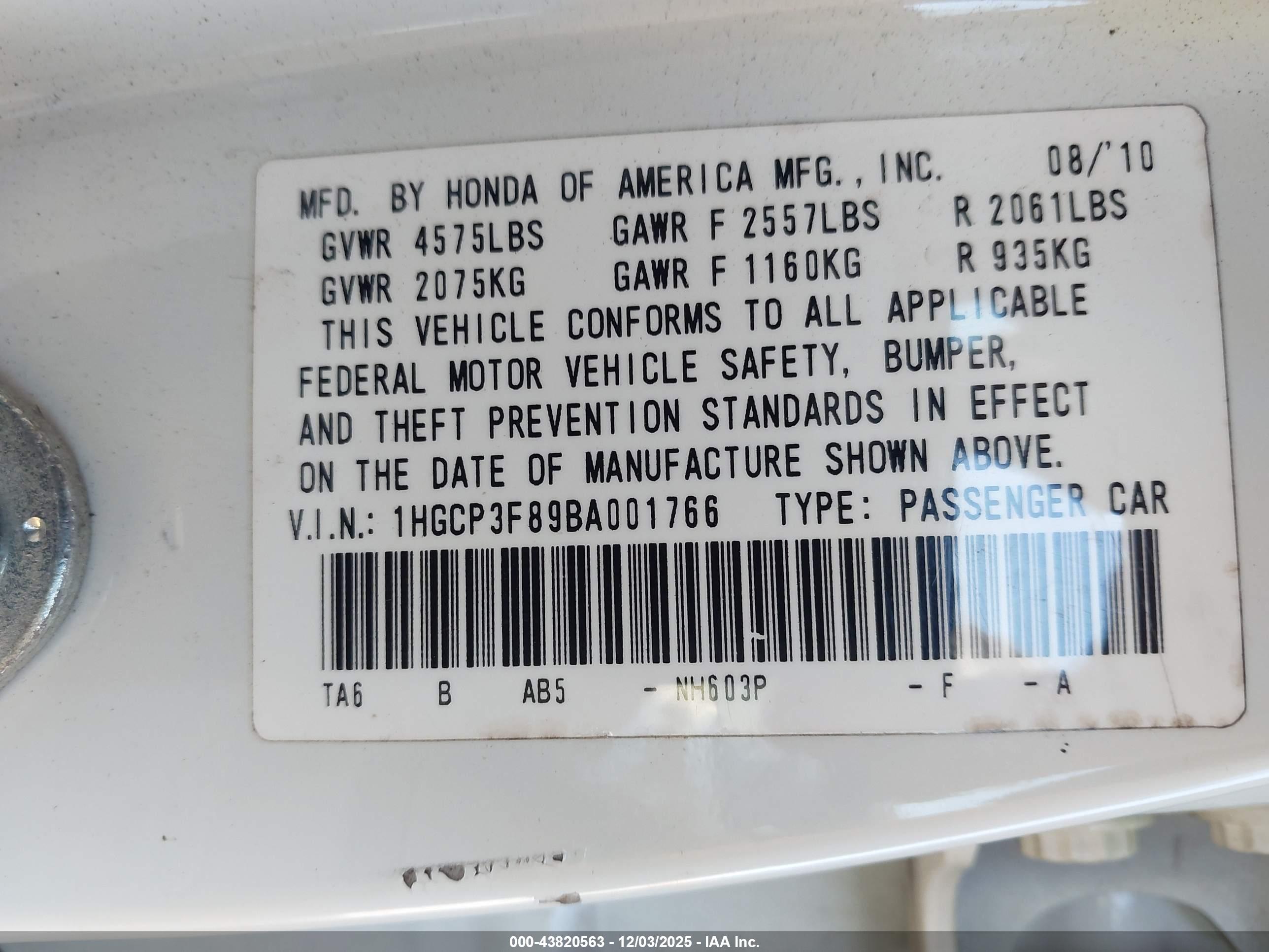 HONDA ACCORD image 9