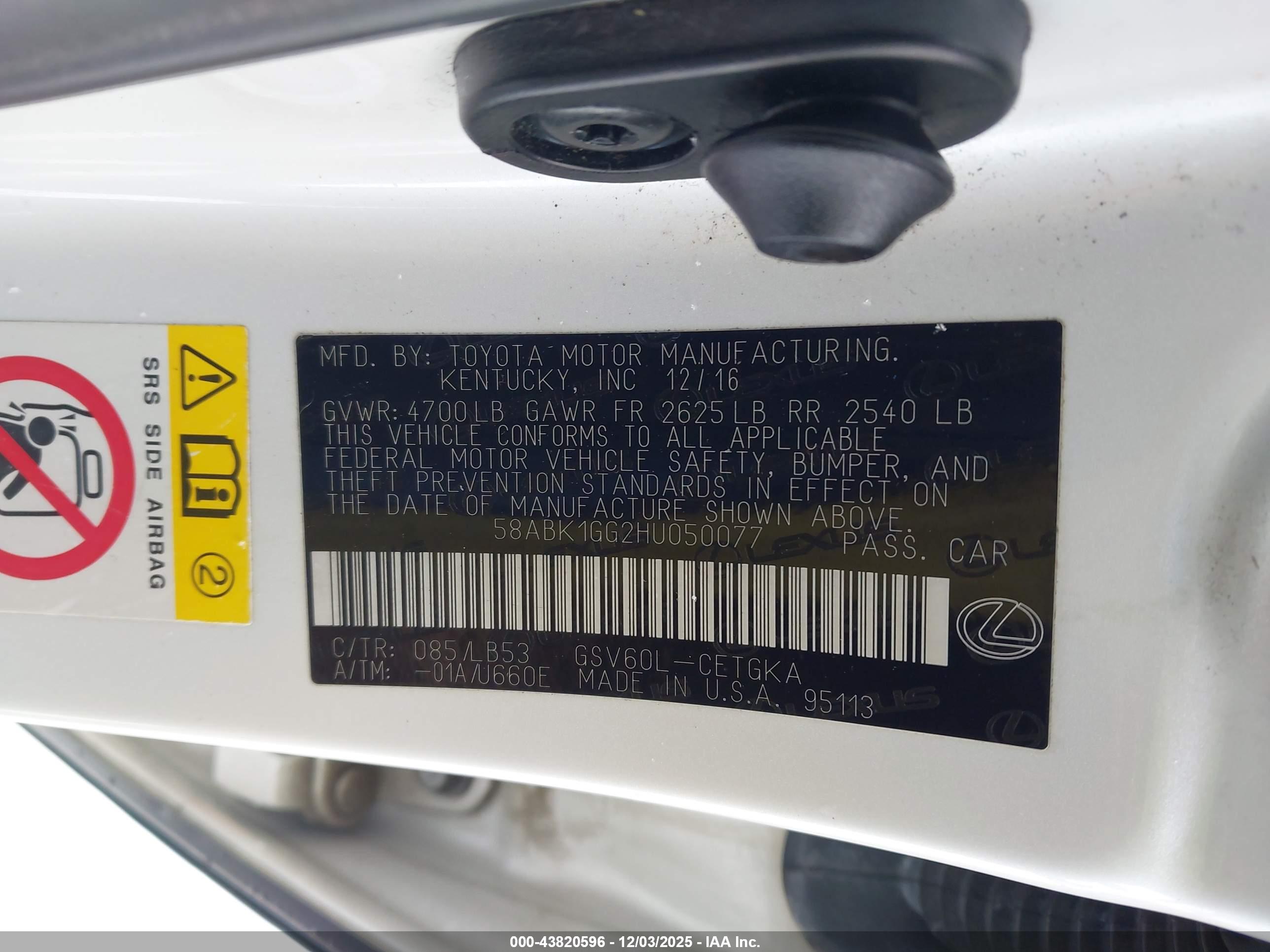 LEXUS ES image 9