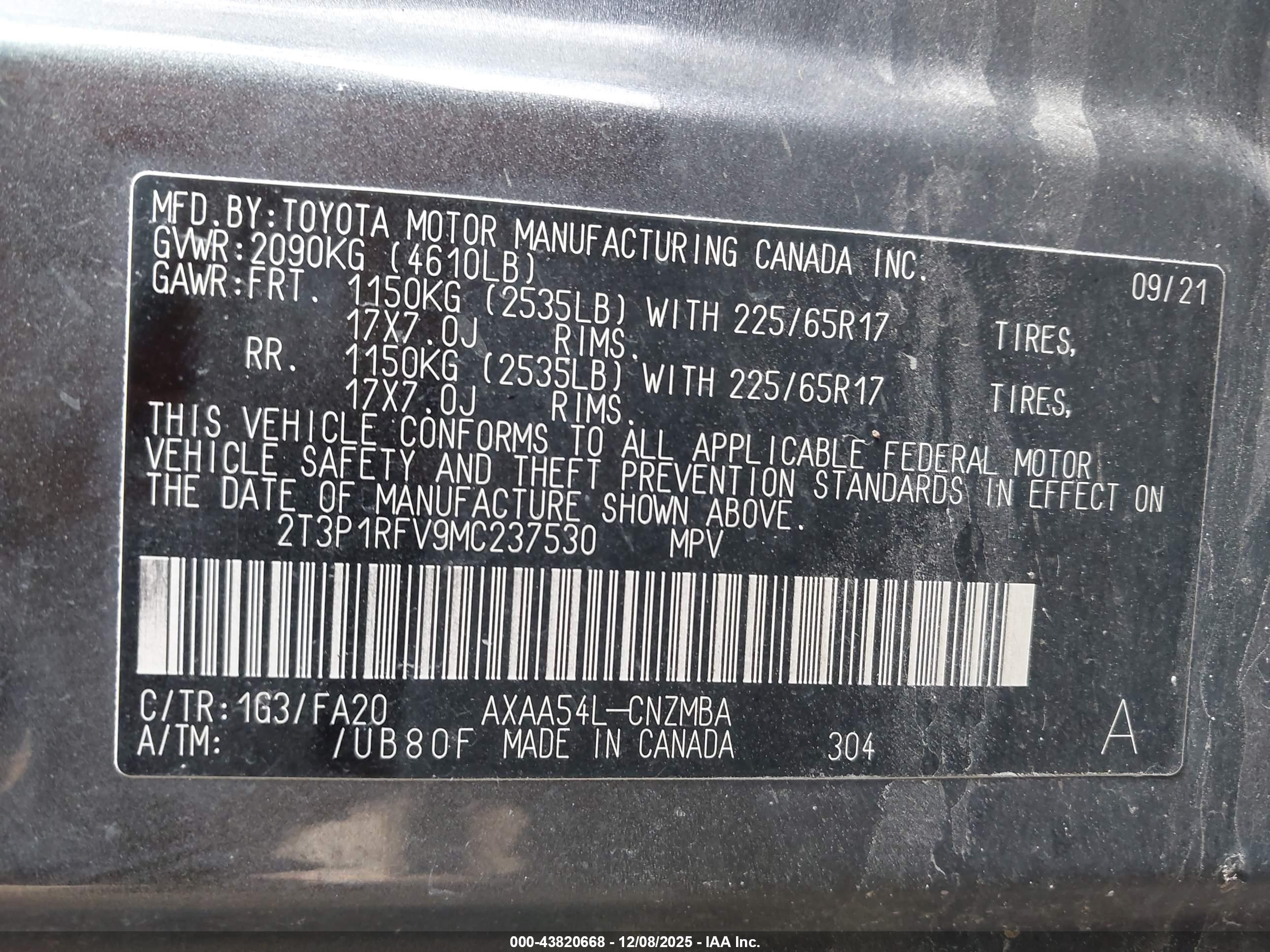 TOYOTA RAV4 image 9