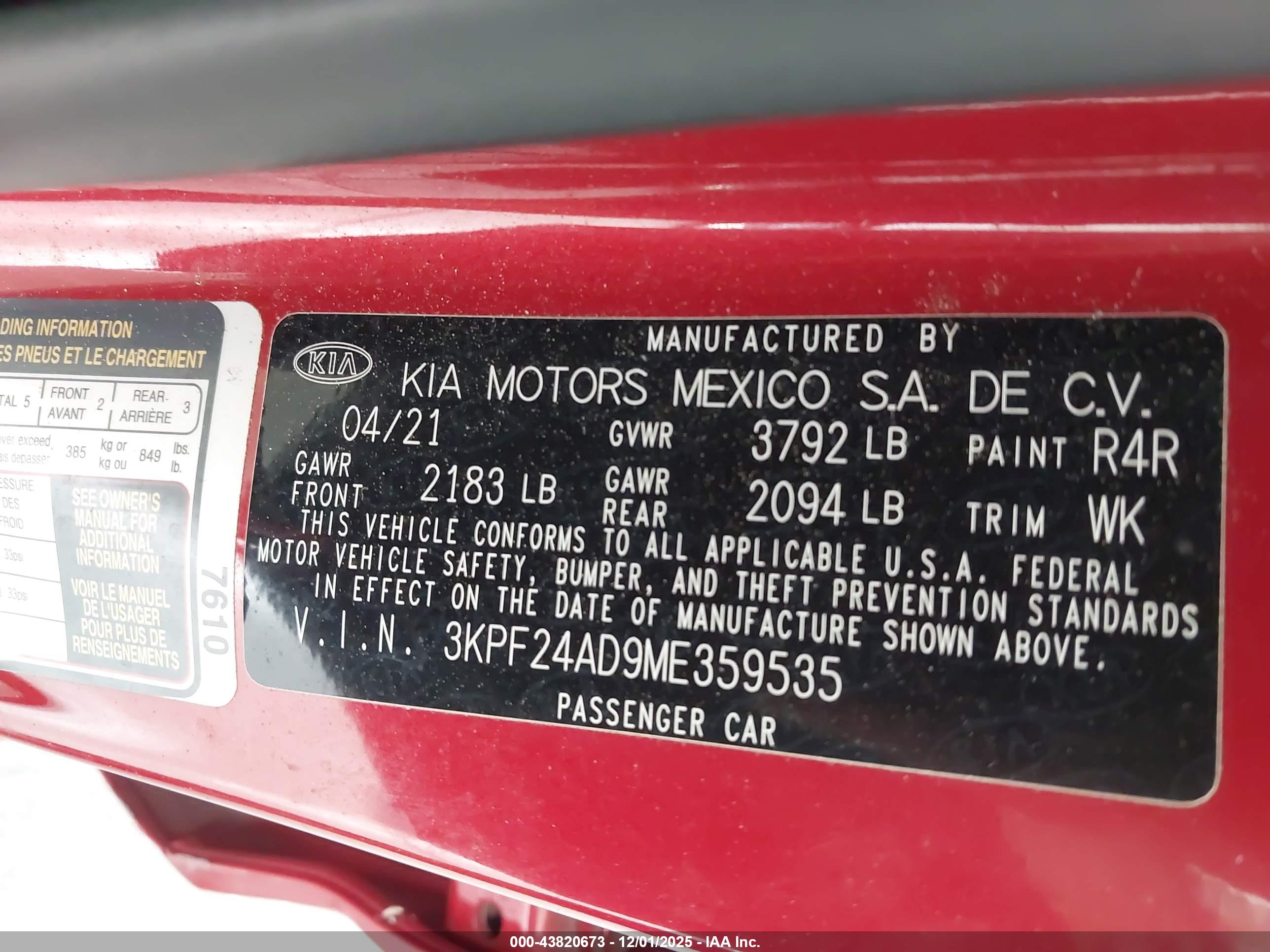 KIA FORTE image 9