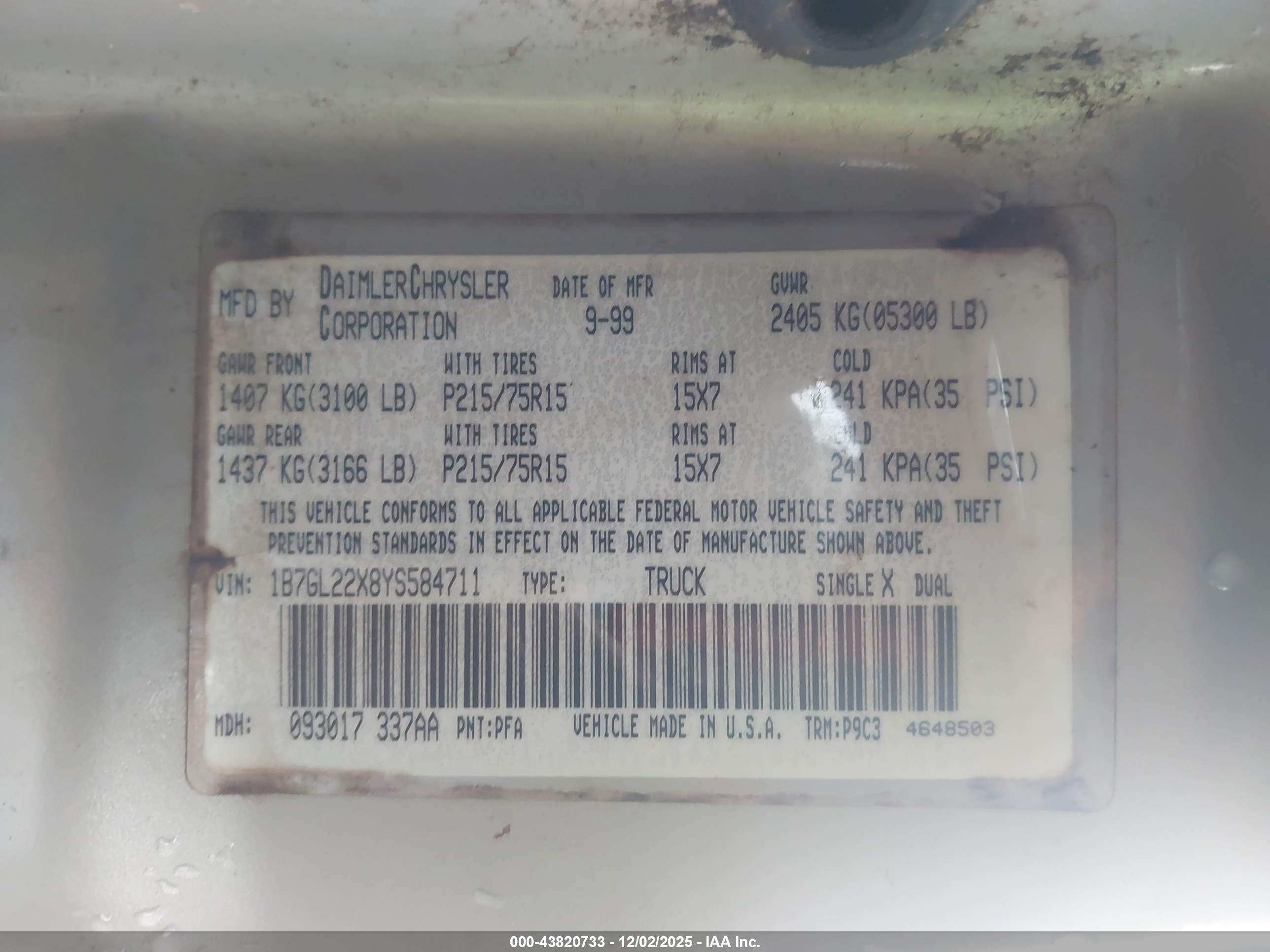 DODGE DAKOTA image 9