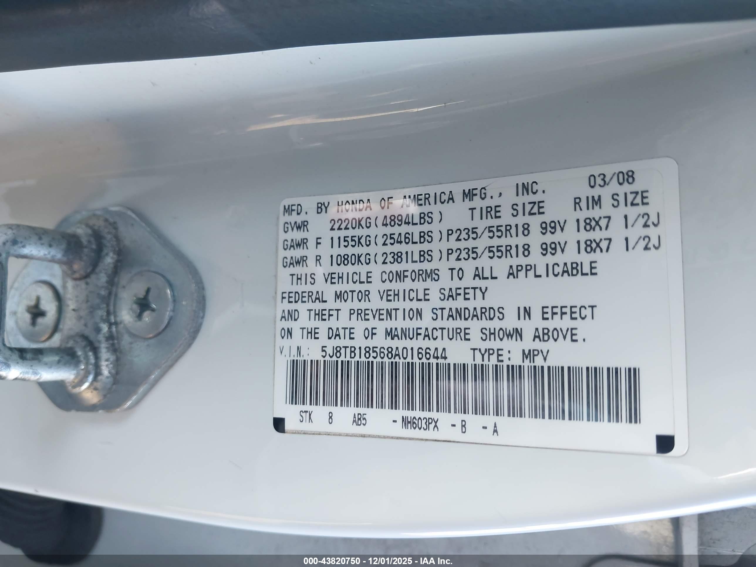 ACURA RDX image 9