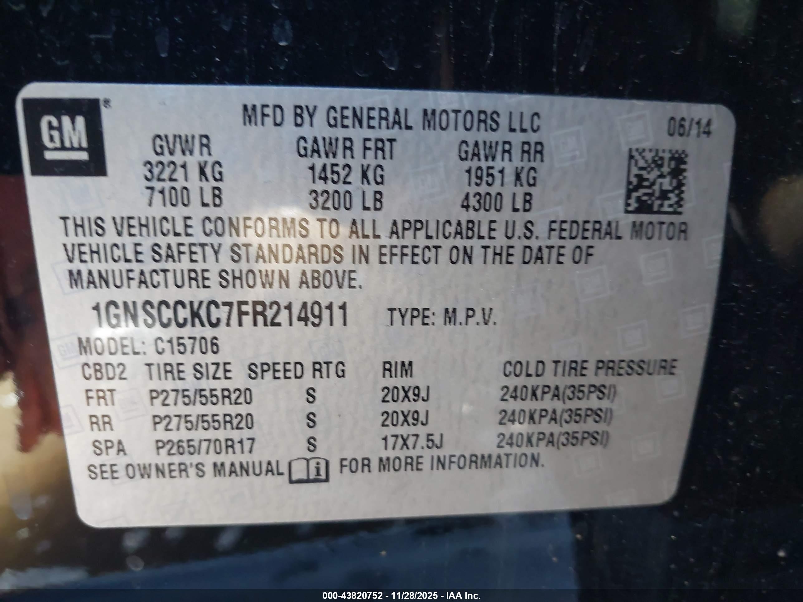 CHEVROLET TAHOE image 9