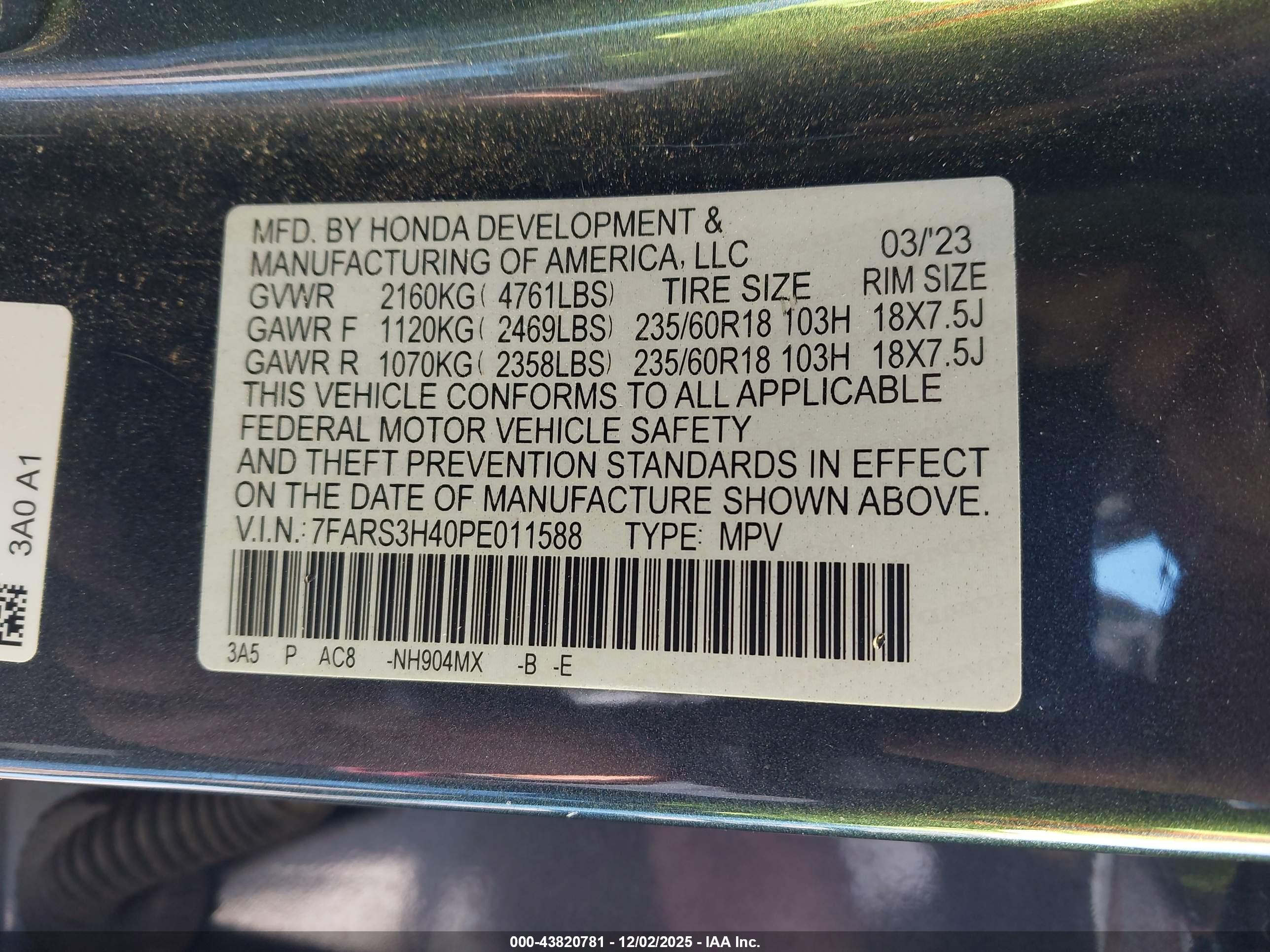 HONDA CR-V image 9