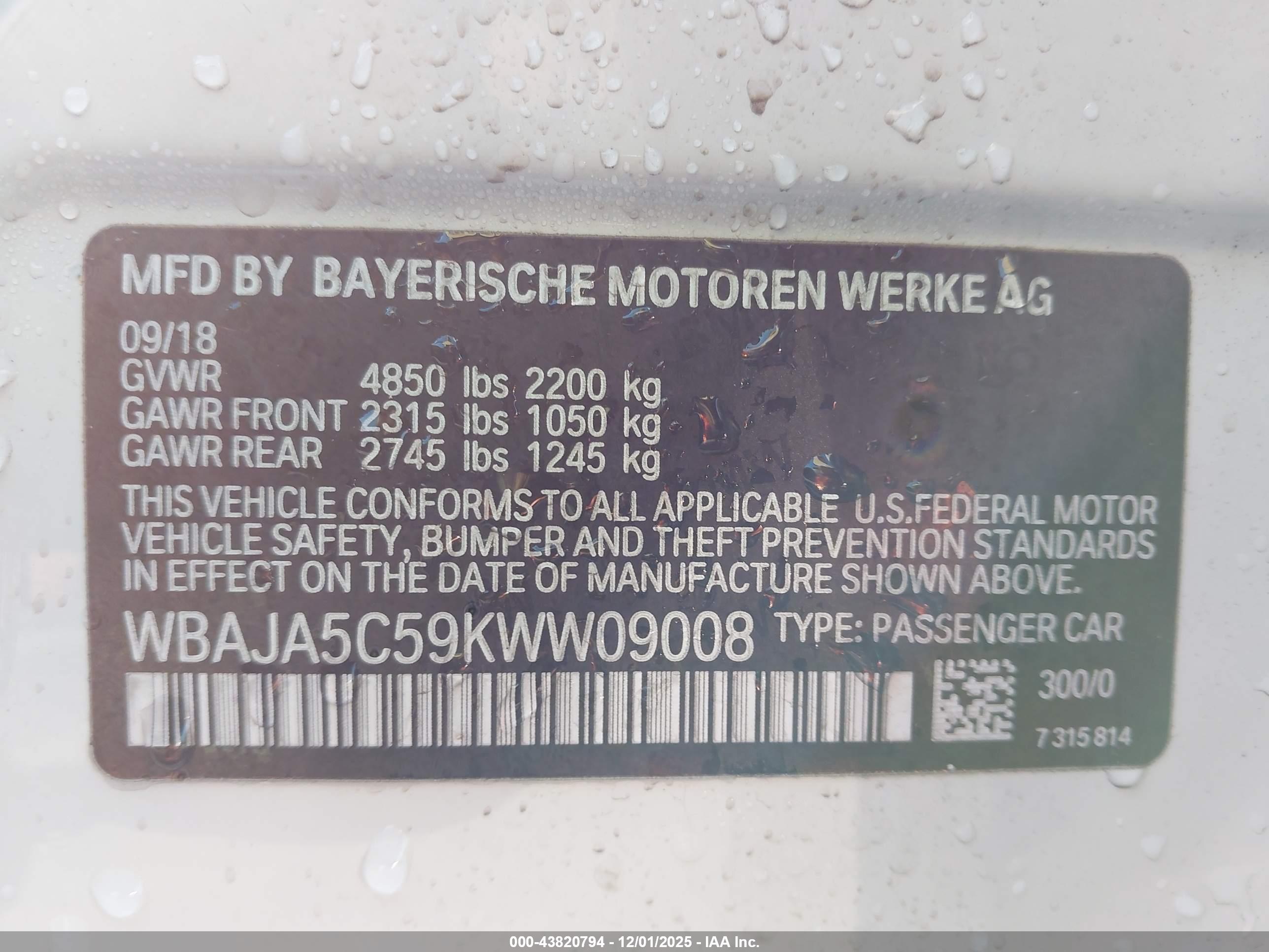BMW 530I image 9