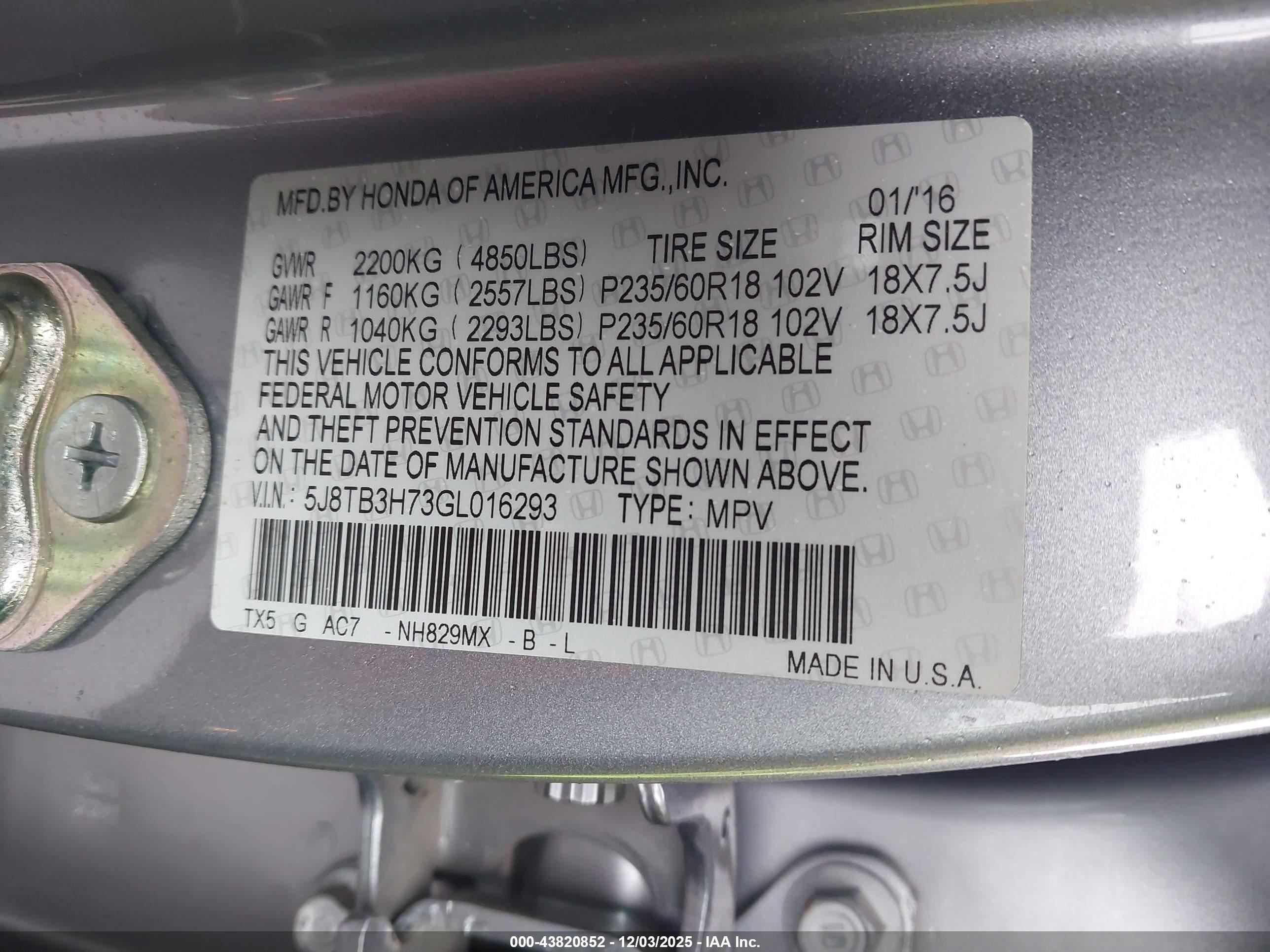 ACURA RDX image 9