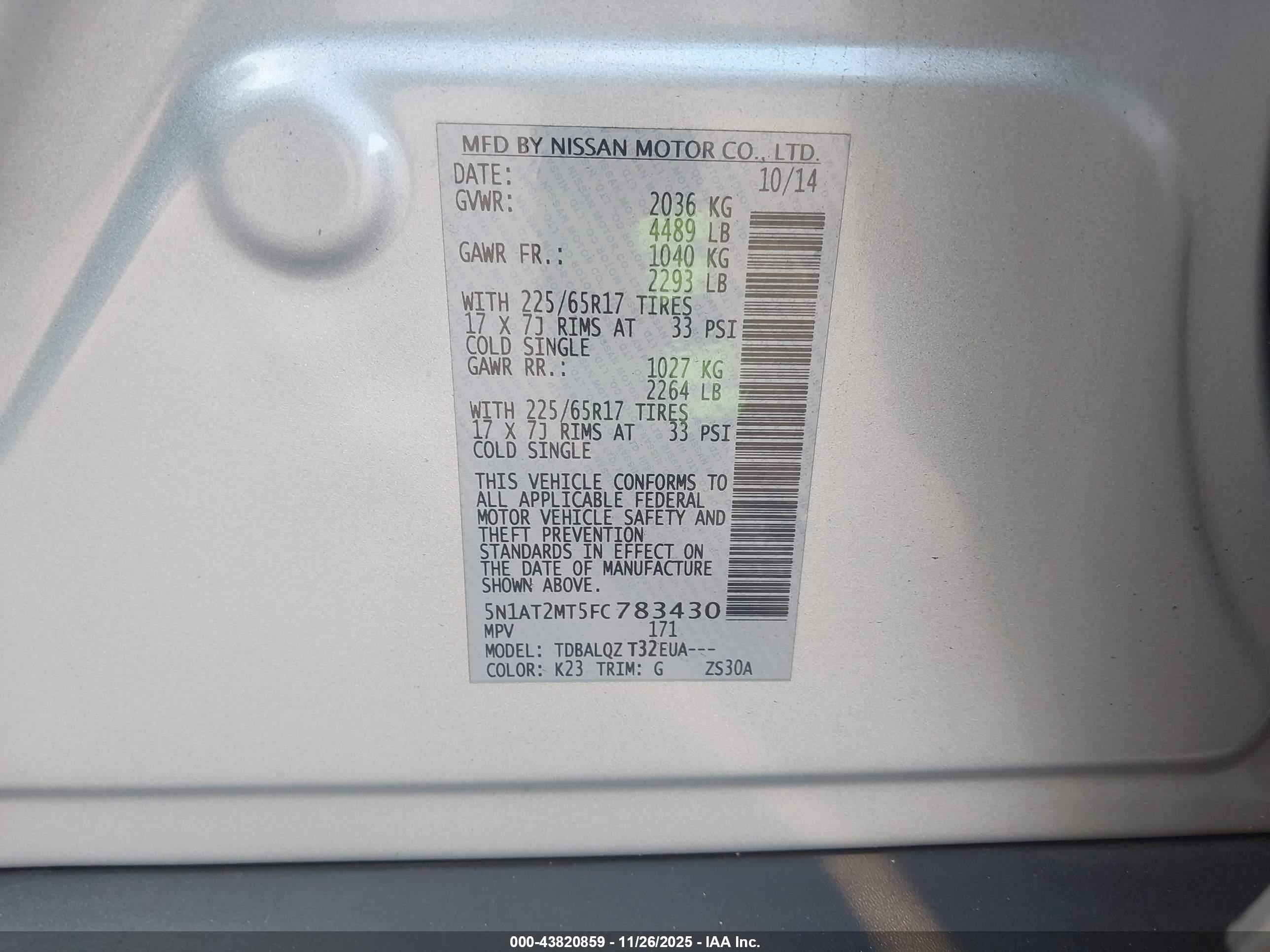 NISSAN ROGUE image 9
