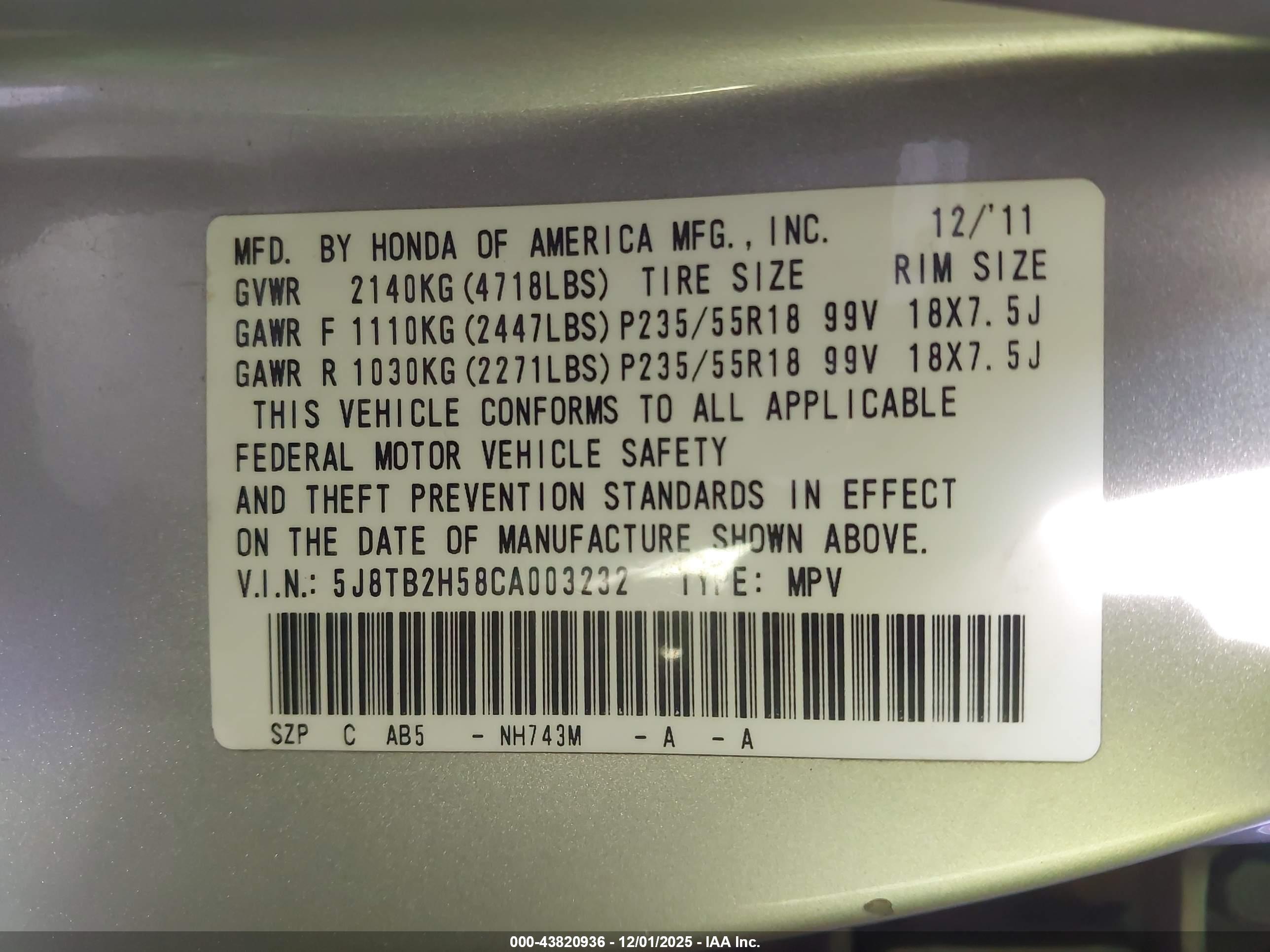 ACURA RDX image 9