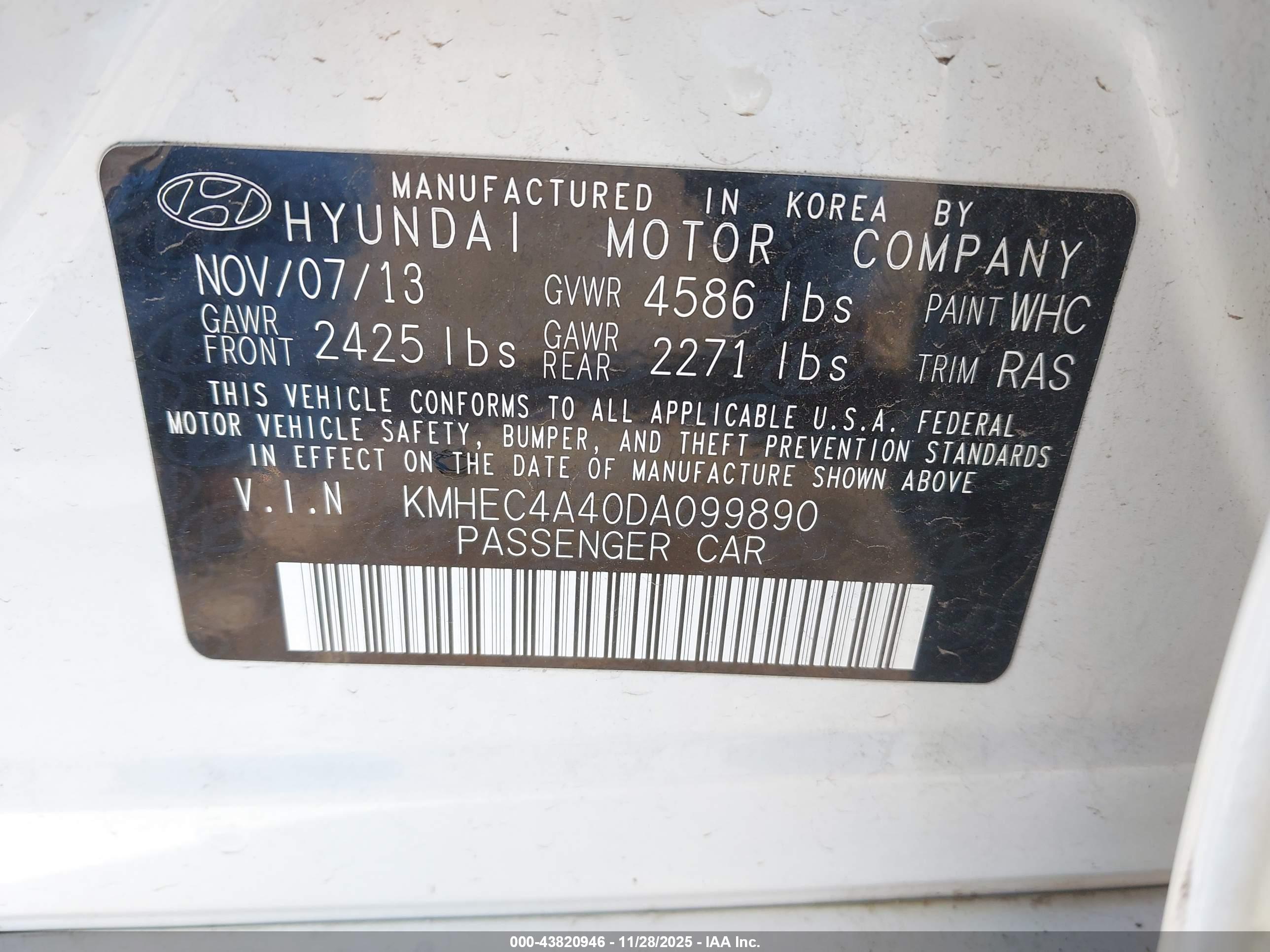 HYUNDAI SONATA image 9