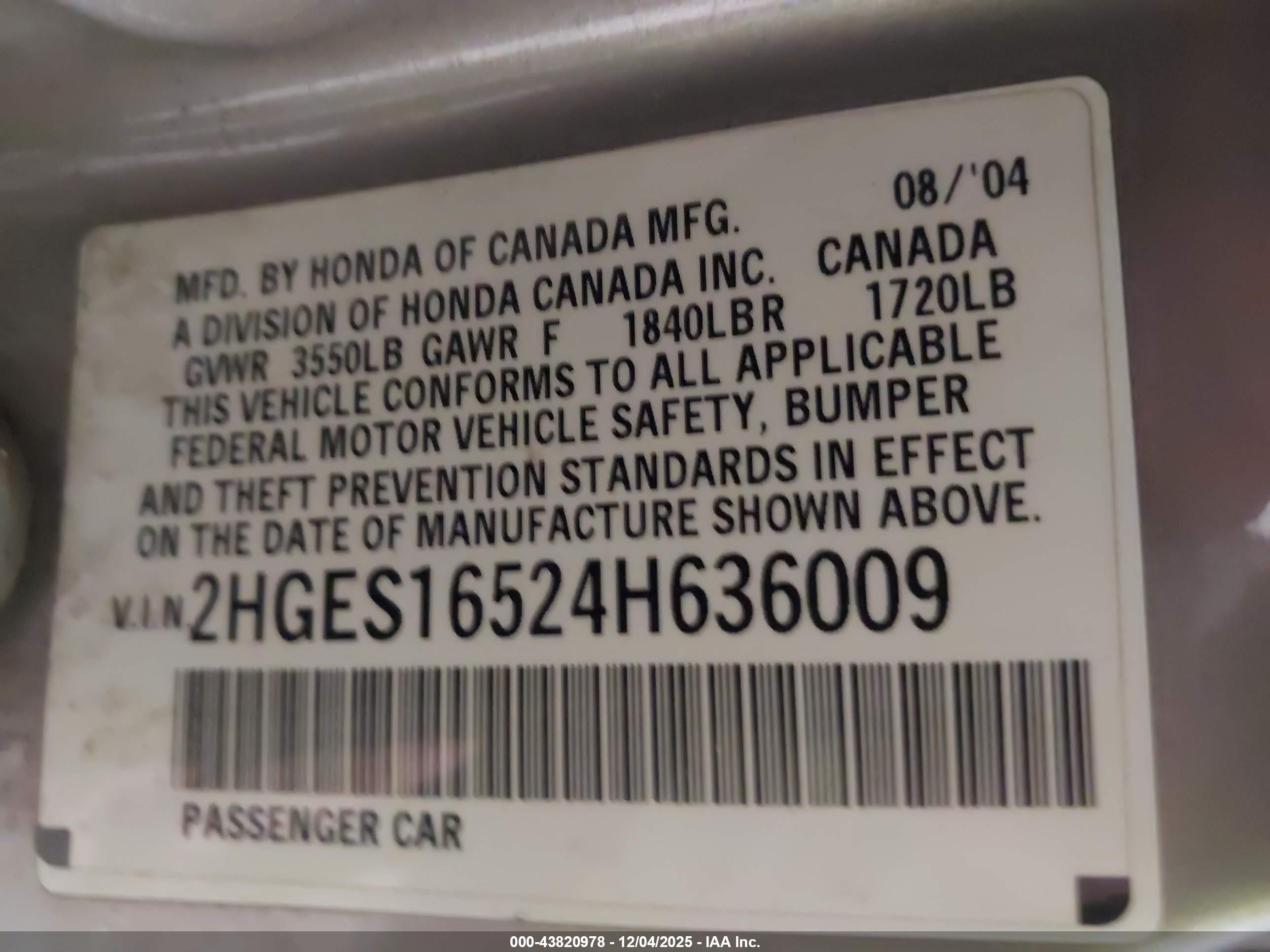 HONDA CIVIC image 9
