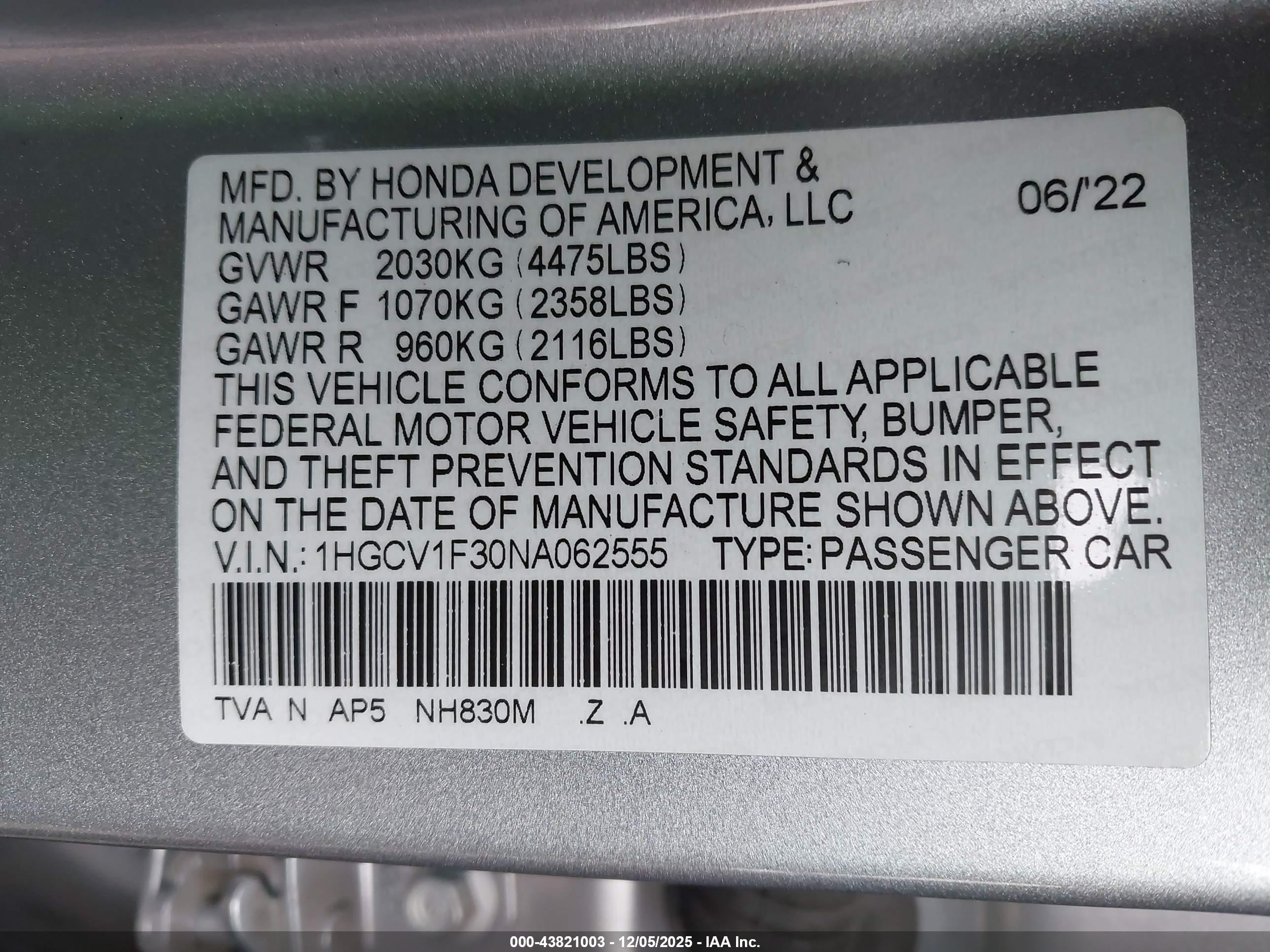 HONDA ACCORD image 9