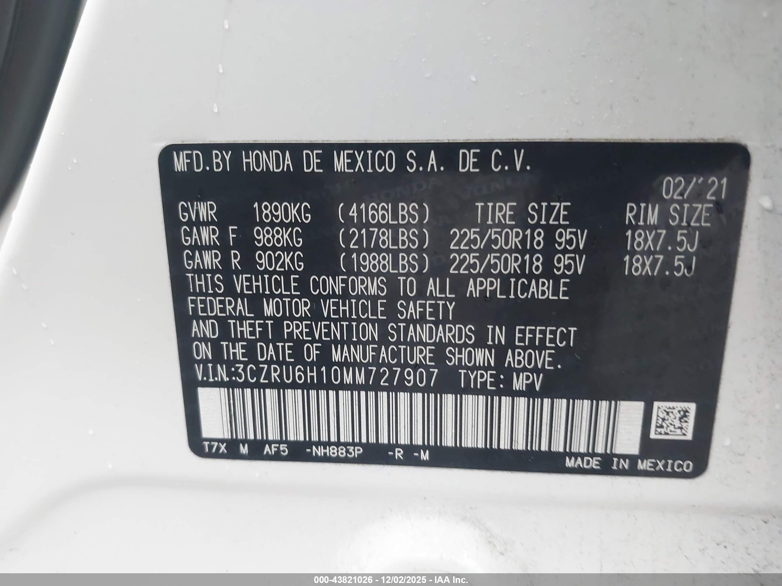 HONDA HR-V image 9