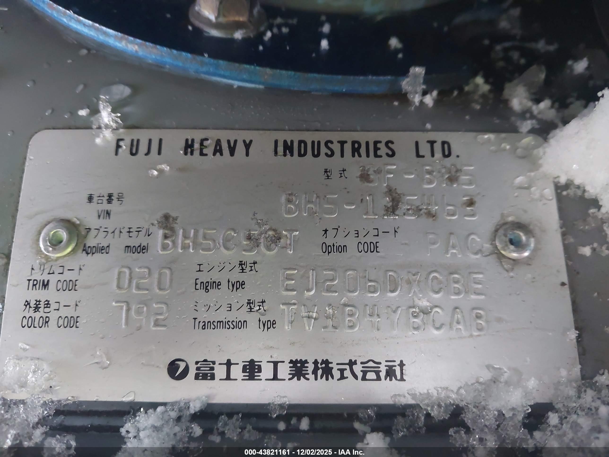 SUBARU LEGACY image 9