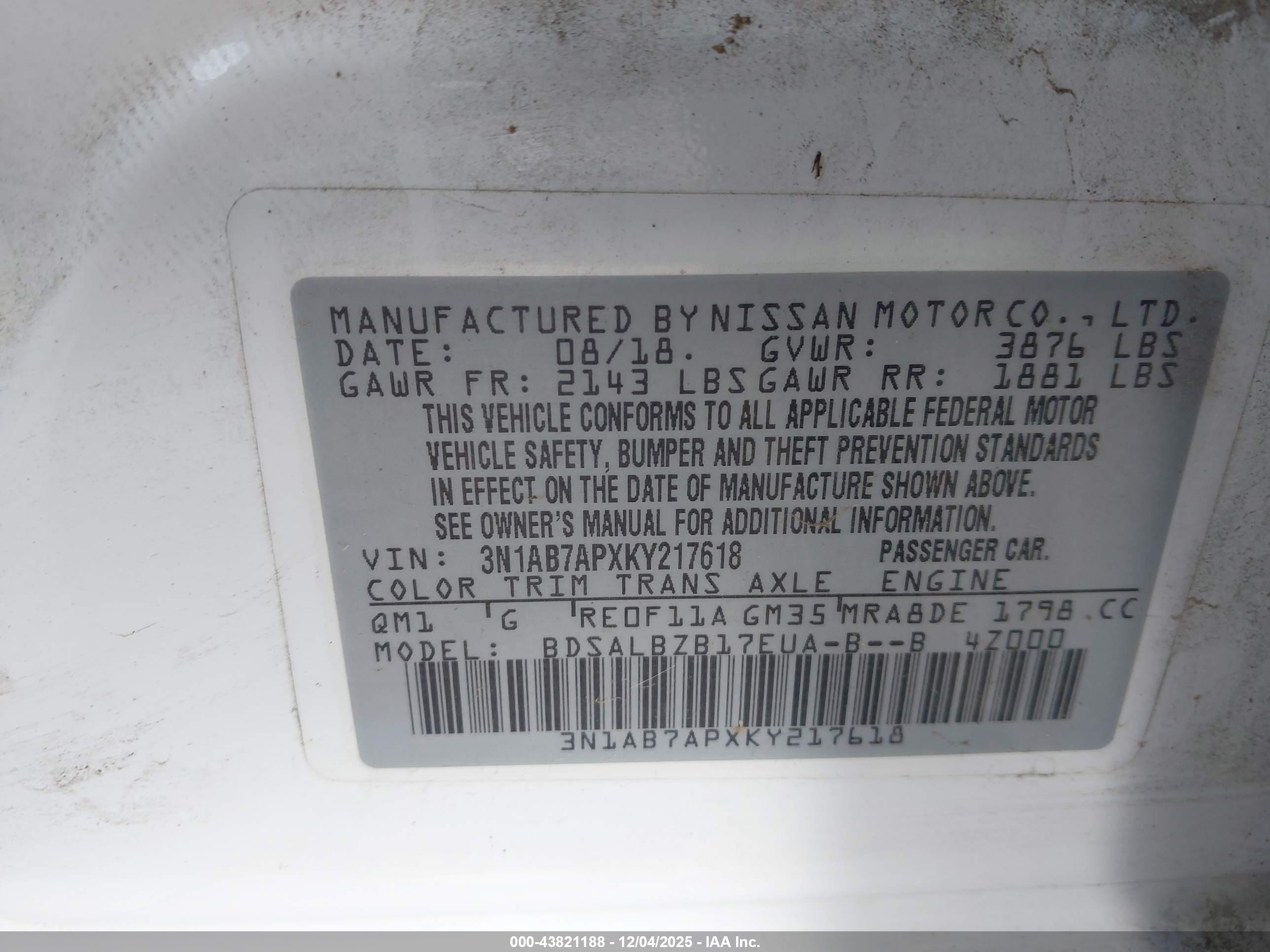 NISSAN SENTRA image 9