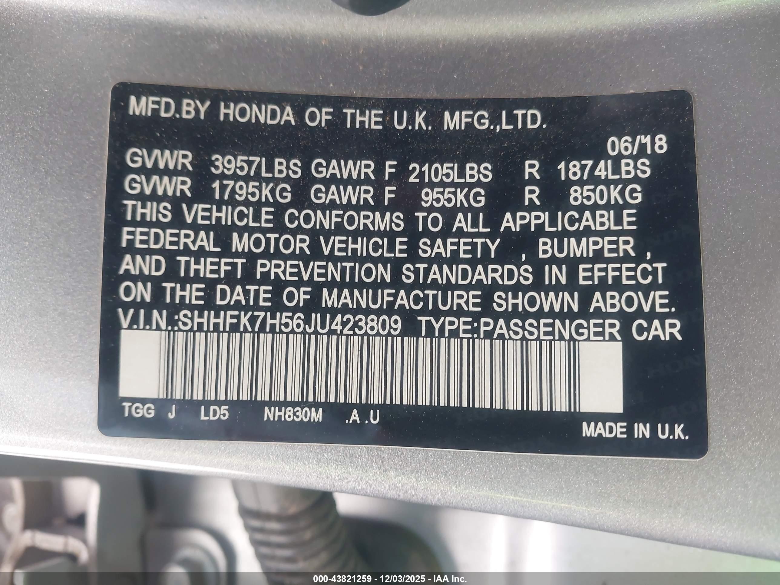 HONDA CIVIC image 9