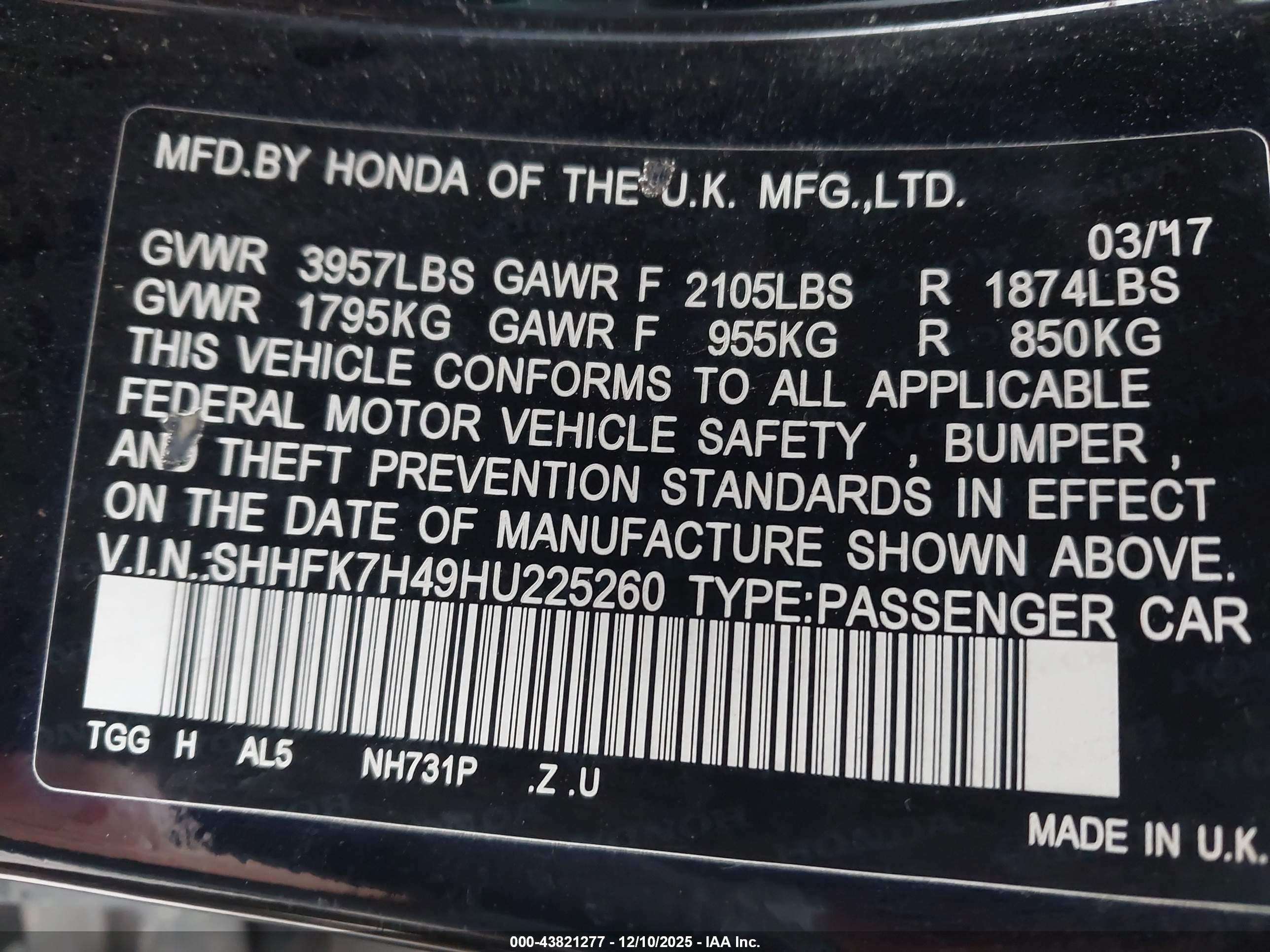 HONDA CIVIC image 9