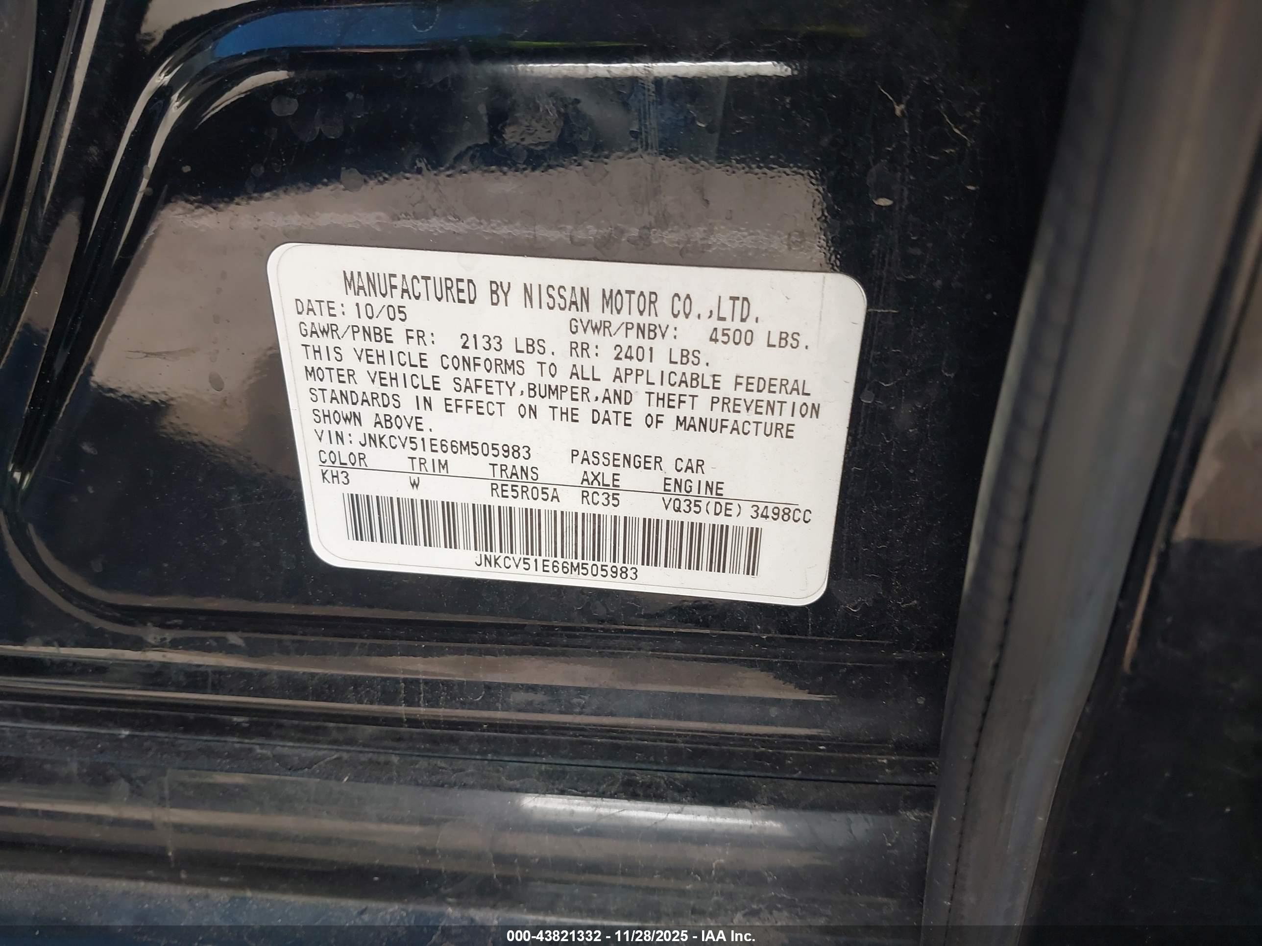 INFINITI G35 image 9