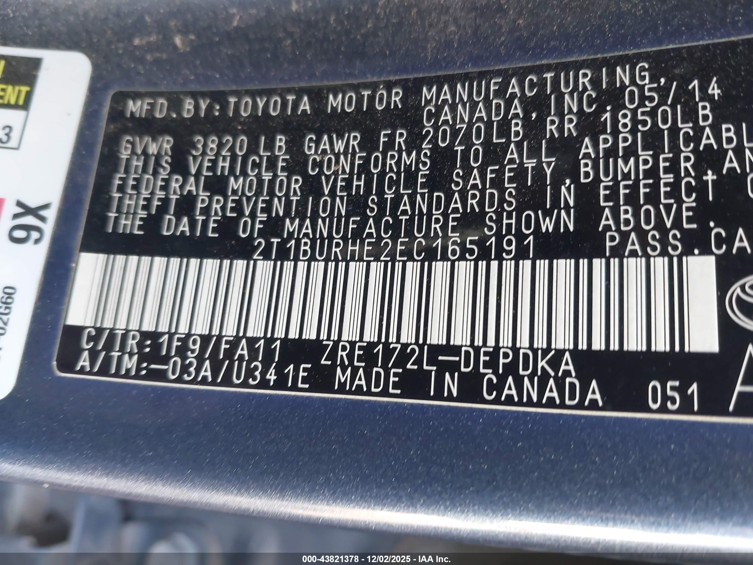 TOYOTA COROLLA image 9