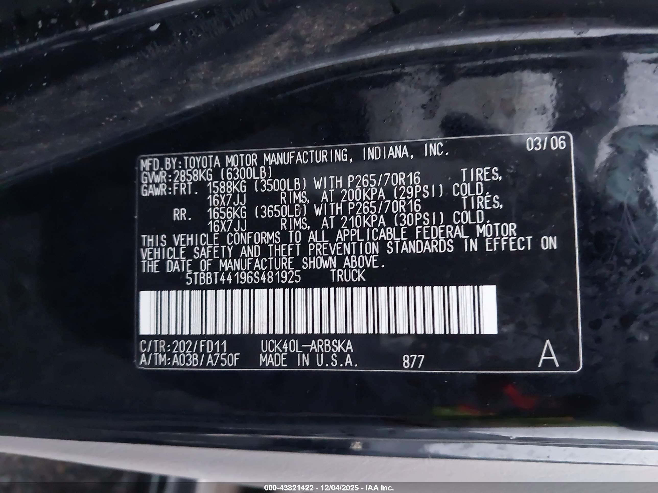 TOYOTA TUNDRA image 9