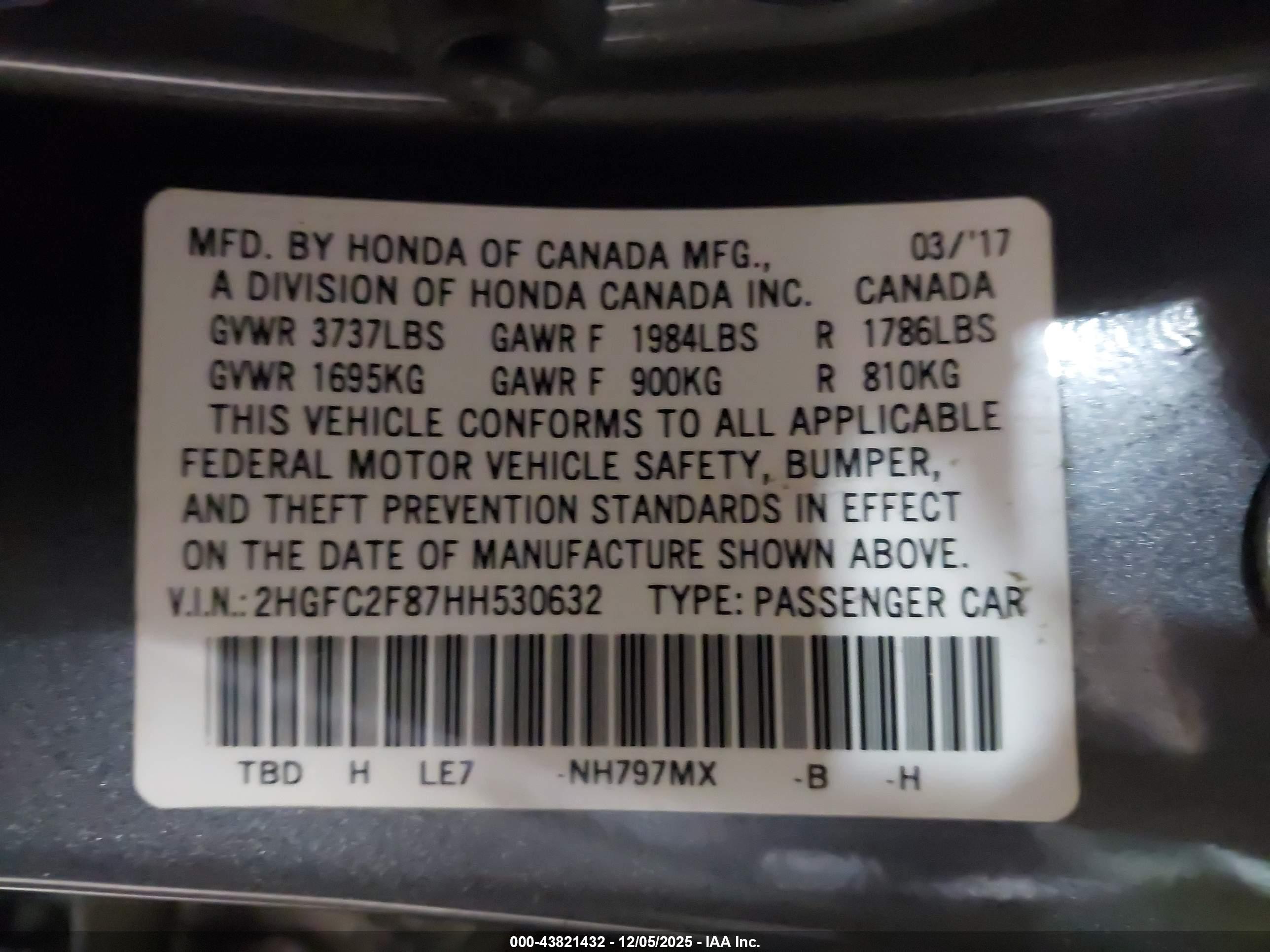 HONDA CIVIC image 9