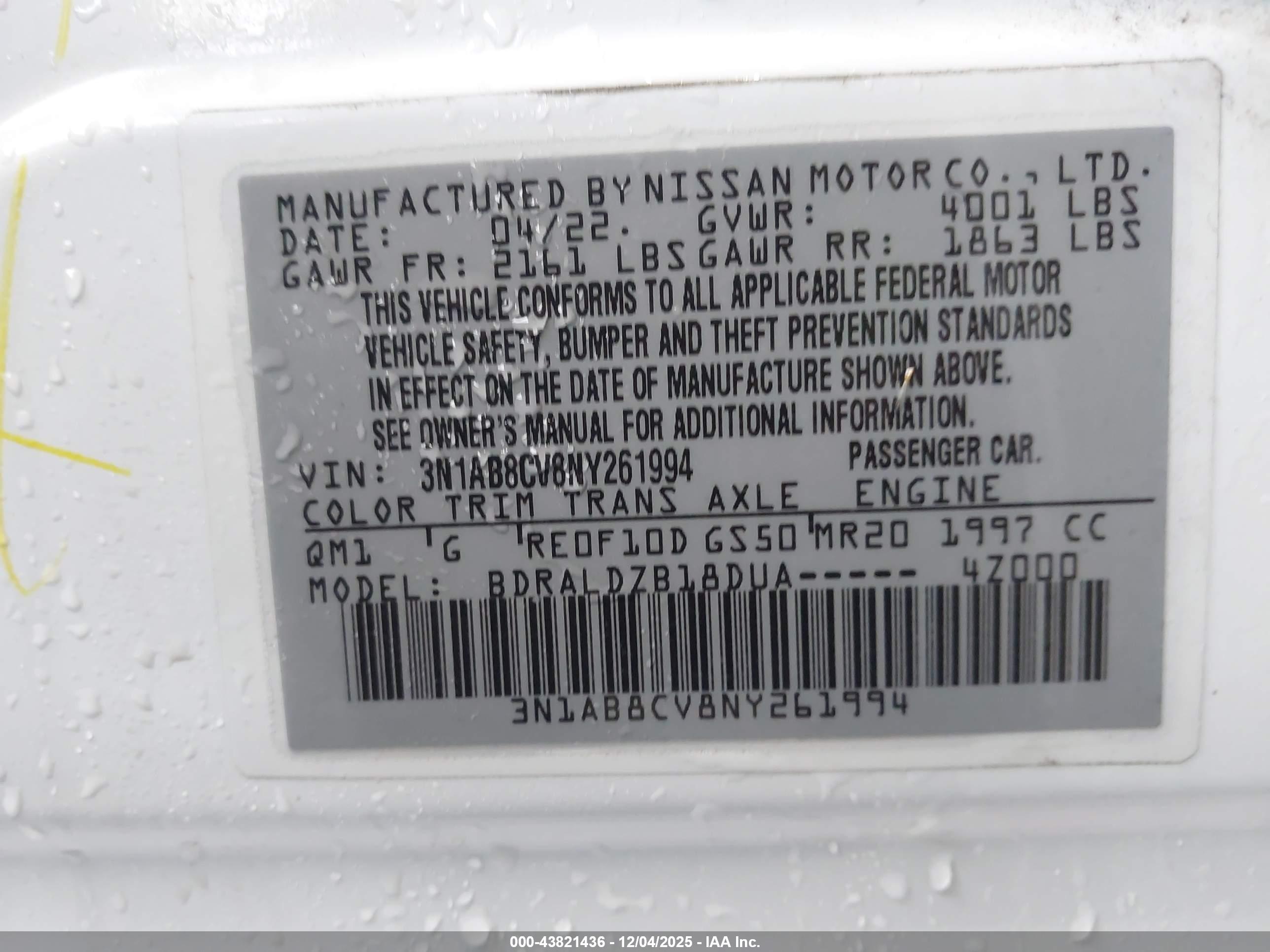 NISSAN SENTRA image 9