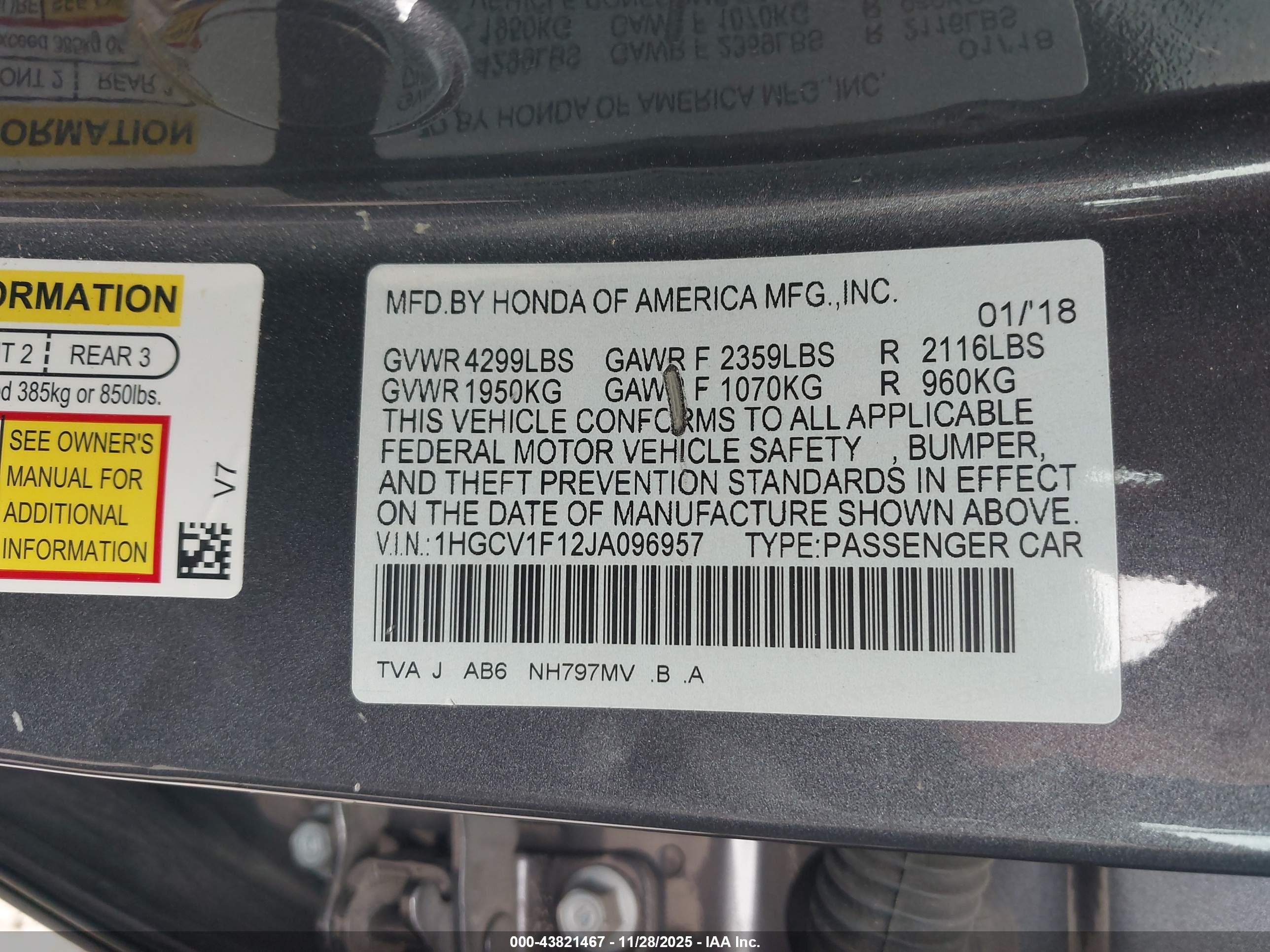 HONDA ACCORD image 9