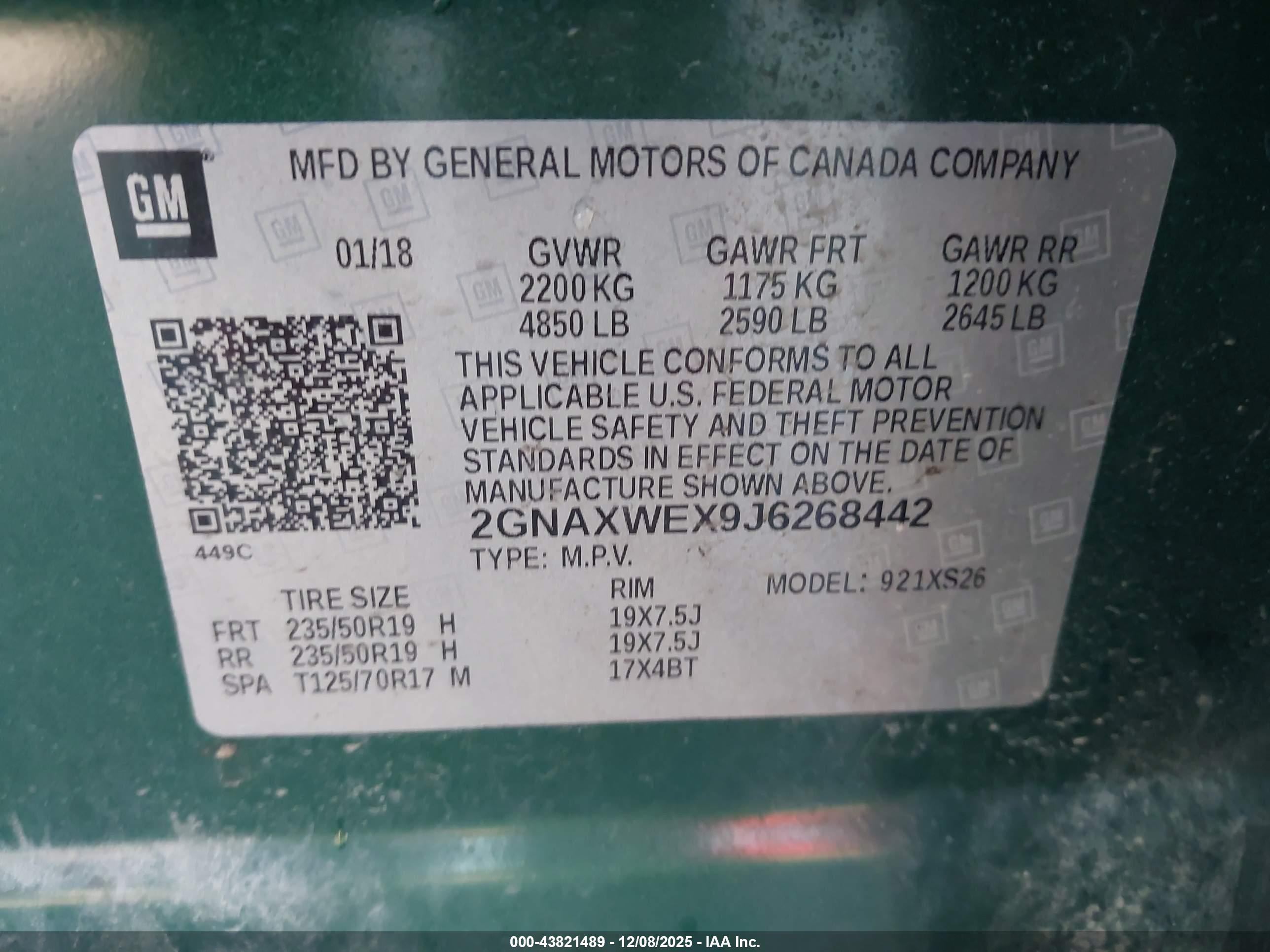 CHEVROLET EQUINOX image 9