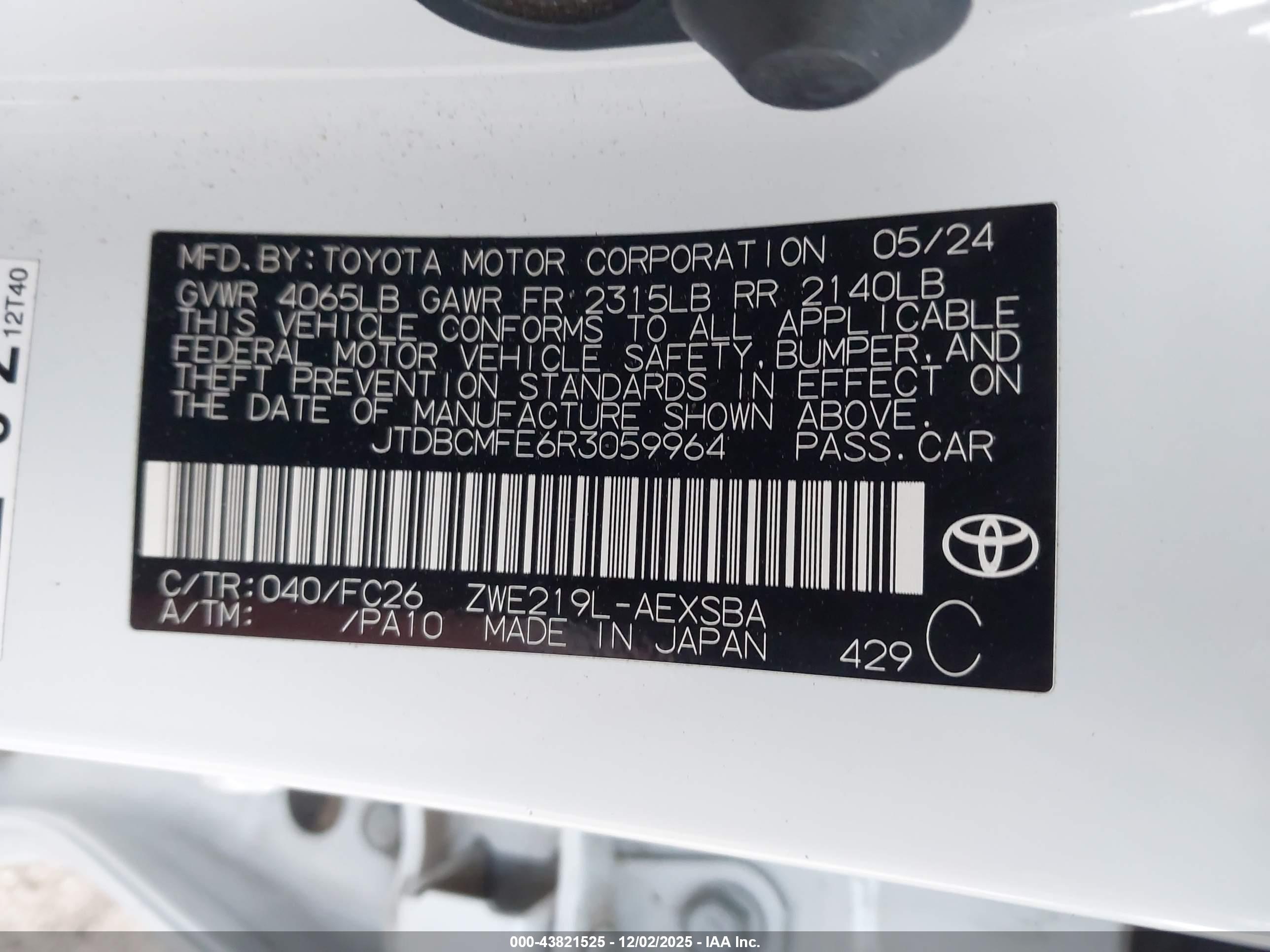 TOYOTA COROLLA image 9