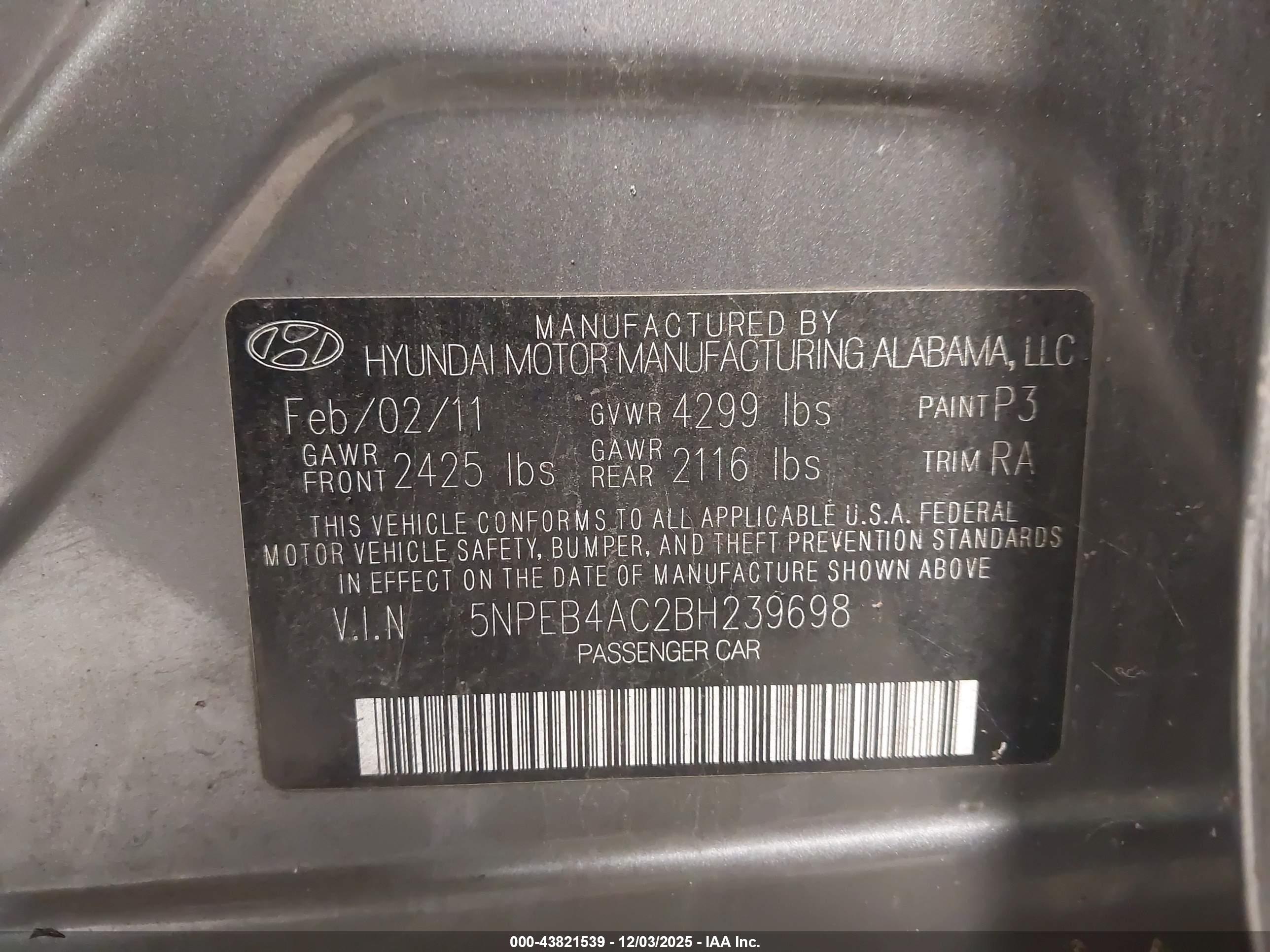HYUNDAI SONATA image 9