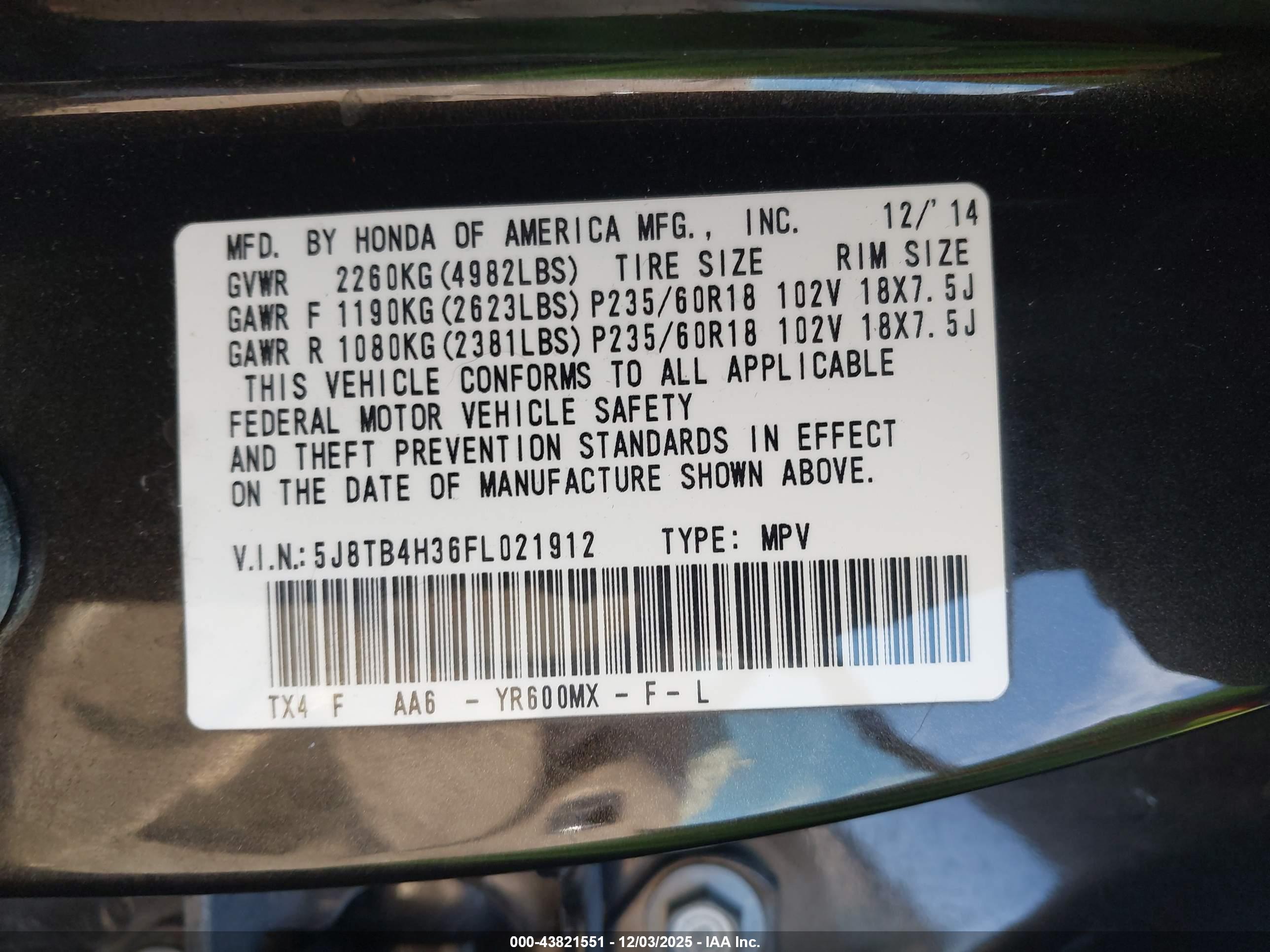 ACURA RDX image 9