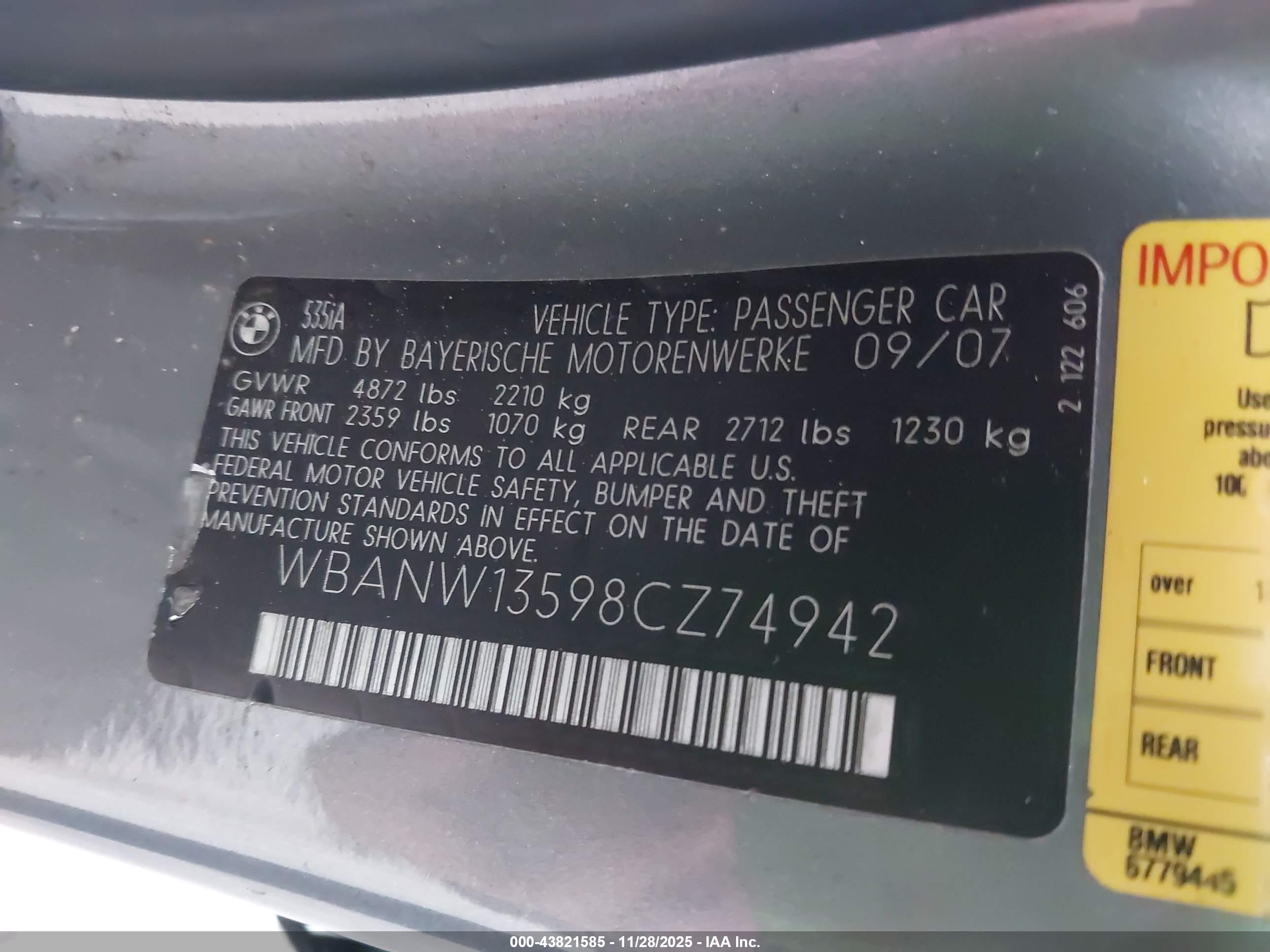 BMW 535I image 9