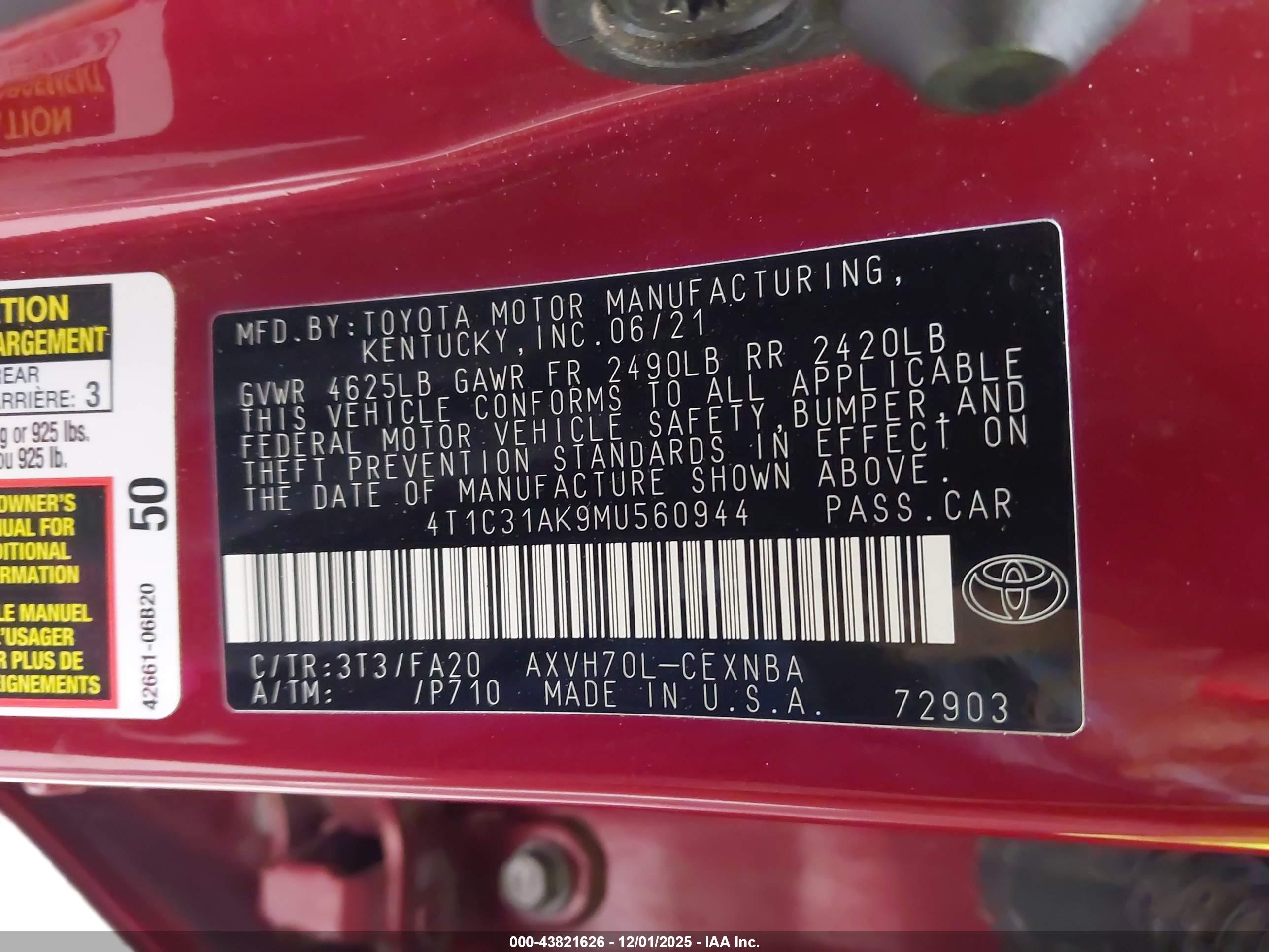 TOYOTA CAMRY image 9