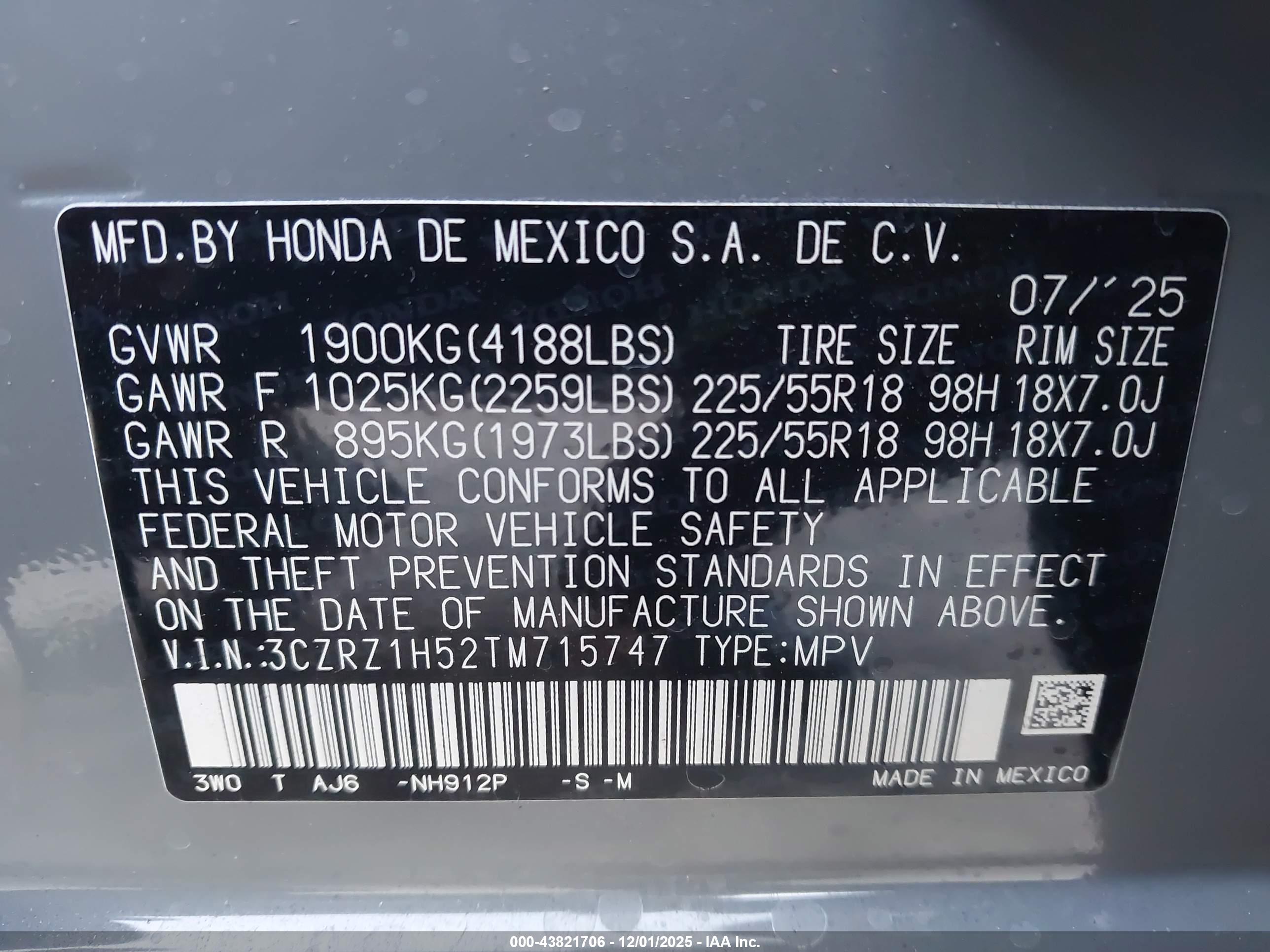 HONDA HR-V image 9