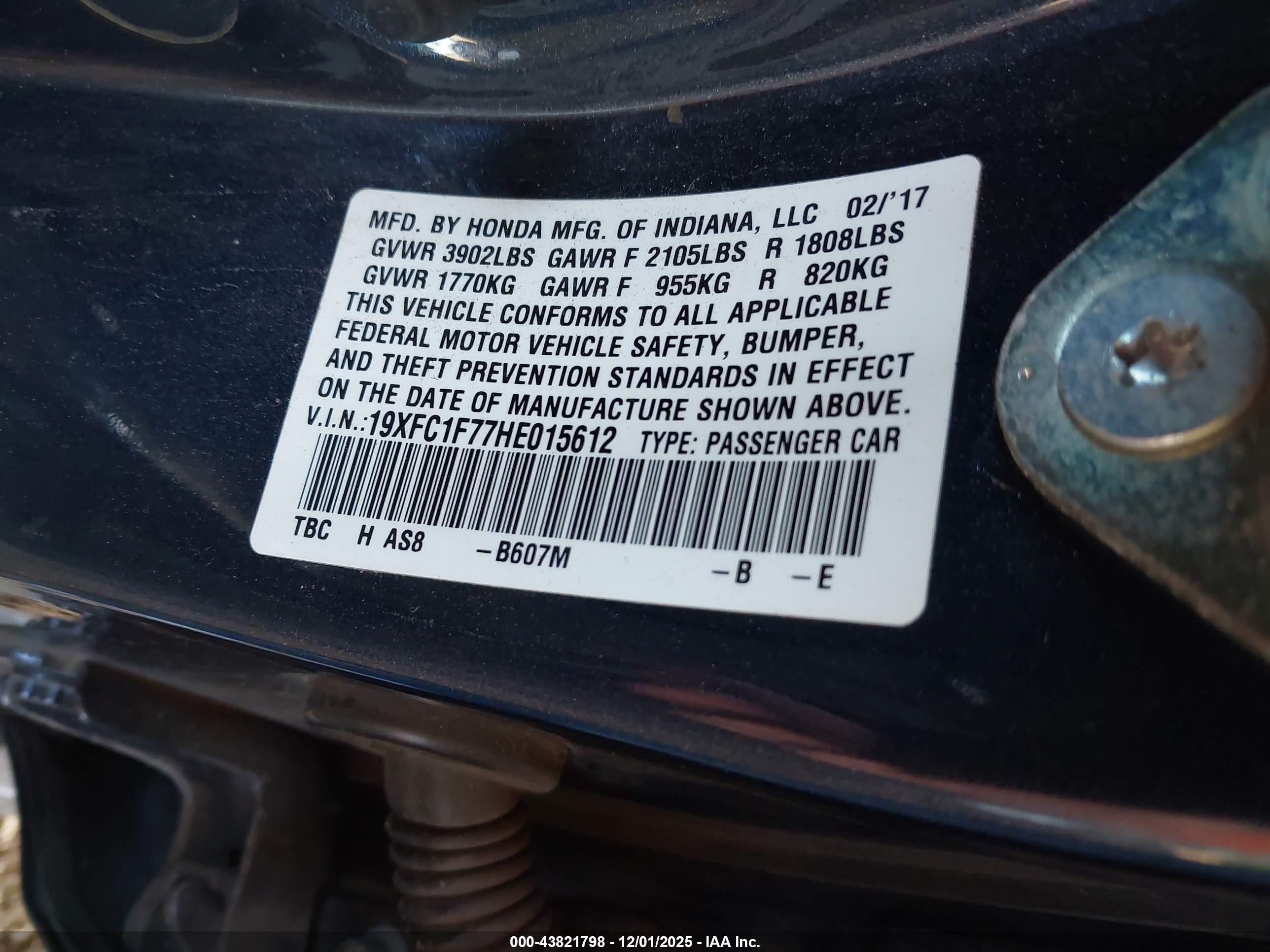HONDA CIVIC image 9