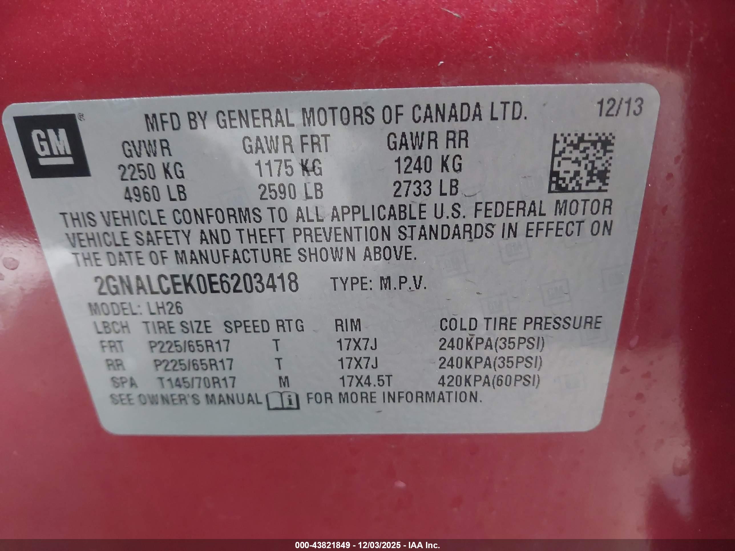 CHEVROLET EQUINOX image 9